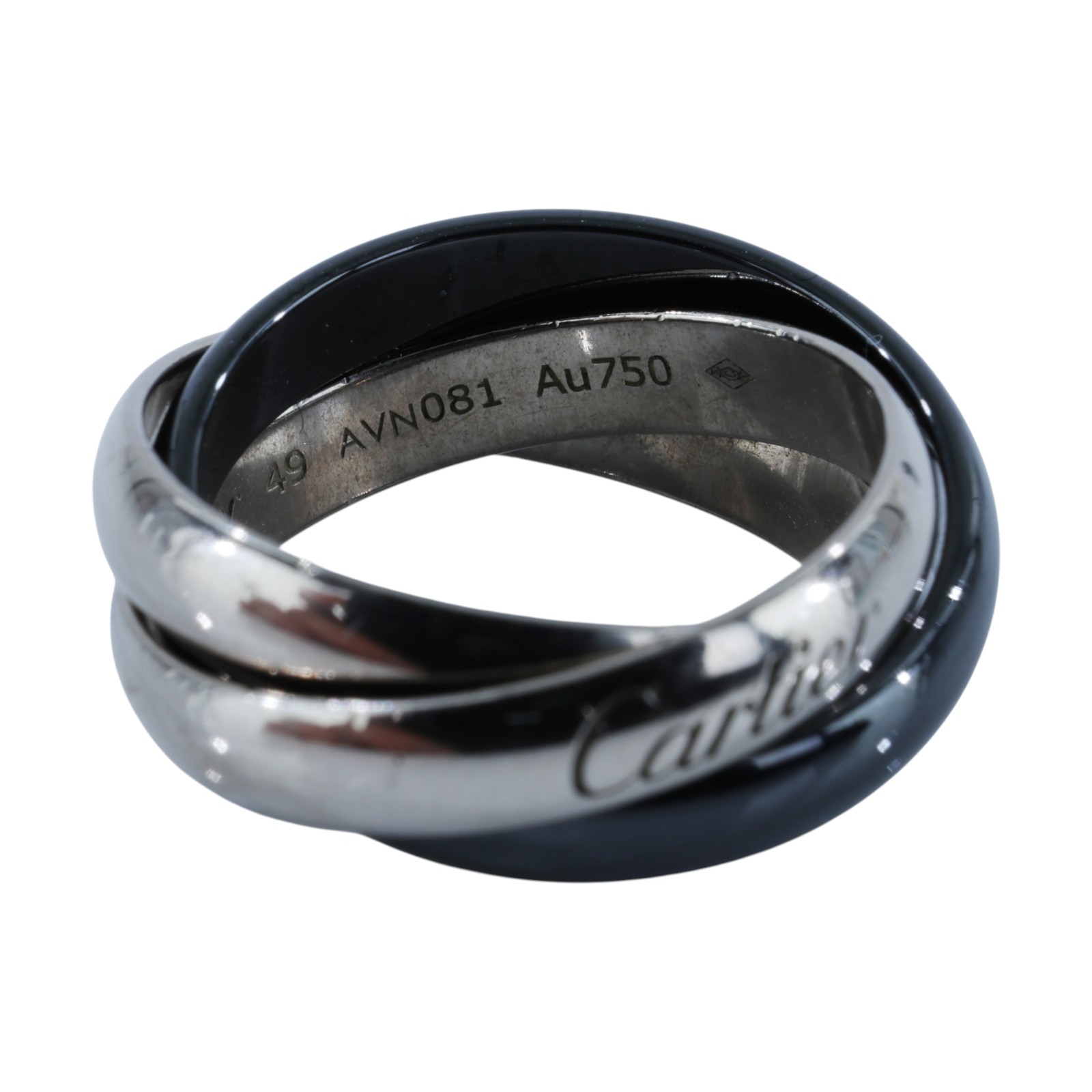 卡地亞 CARTIER Trinity 戒指 陶瓷 經典款 B4234149 三環戒 原廠盒子