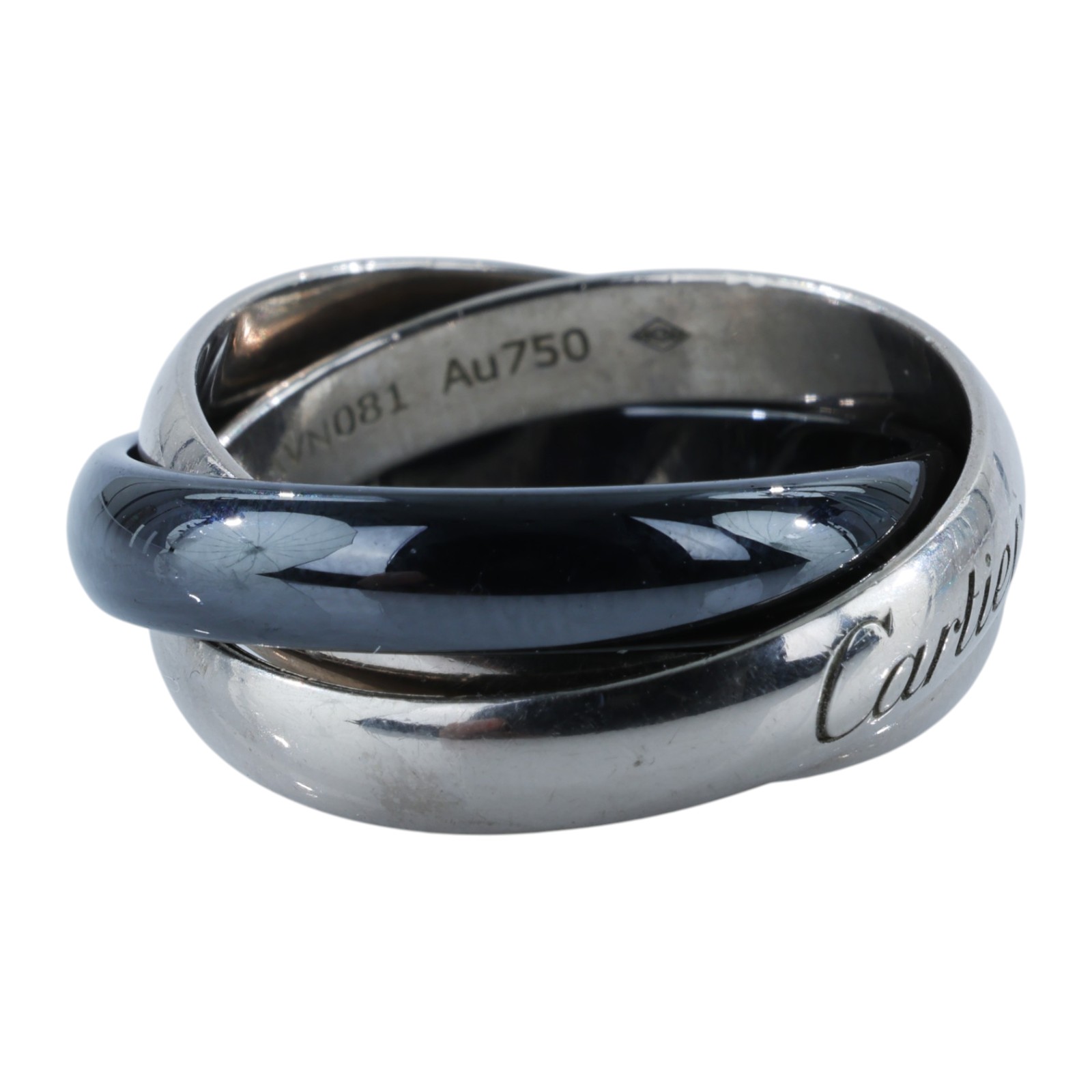 卡地亞 CARTIER Trinity 戒指 陶瓷 經典款 B4234149 三環戒 原廠盒子
