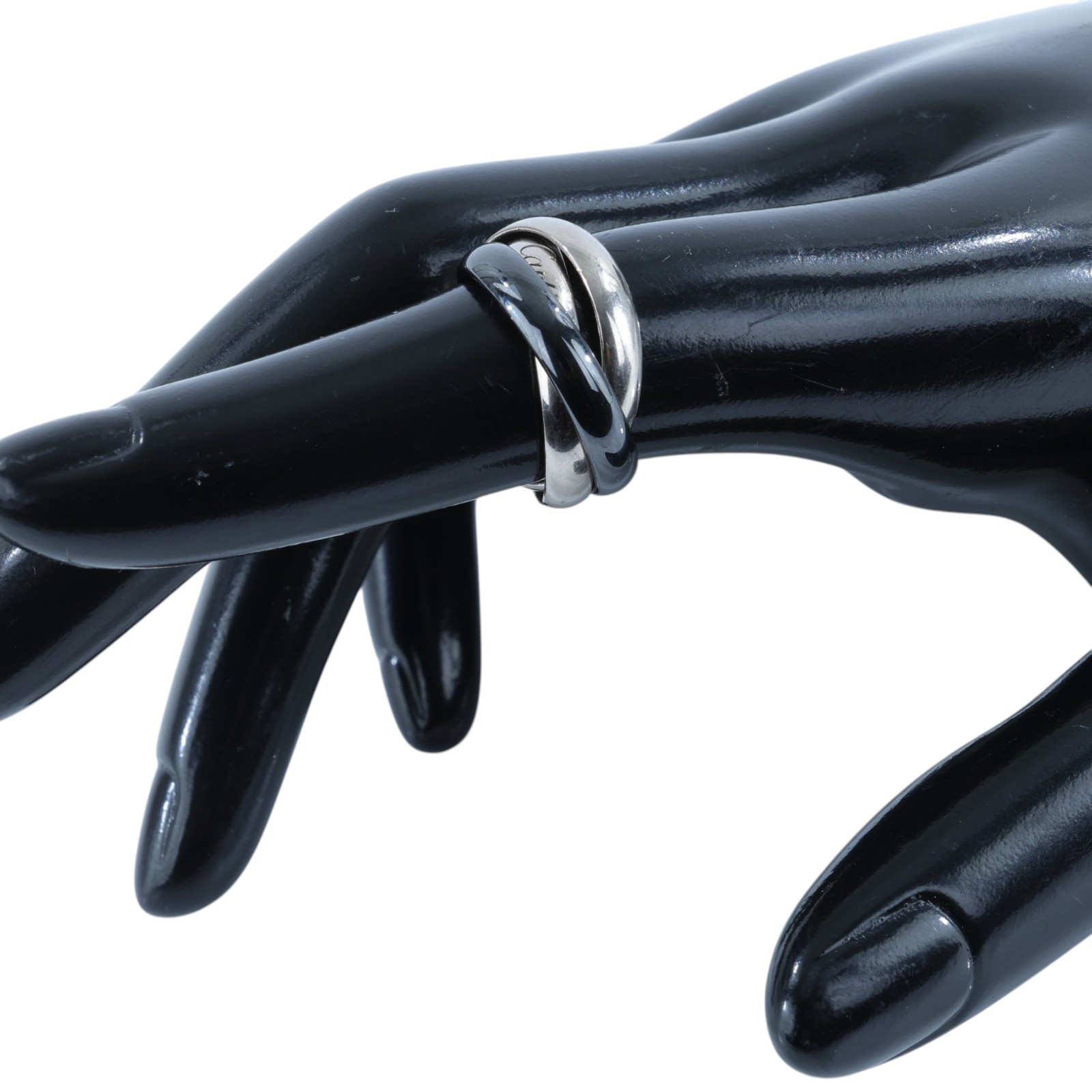 卡地亞 CARTIER Trinity 戒指 陶瓷 經典款 B4234149 三環戒 原廠盒子