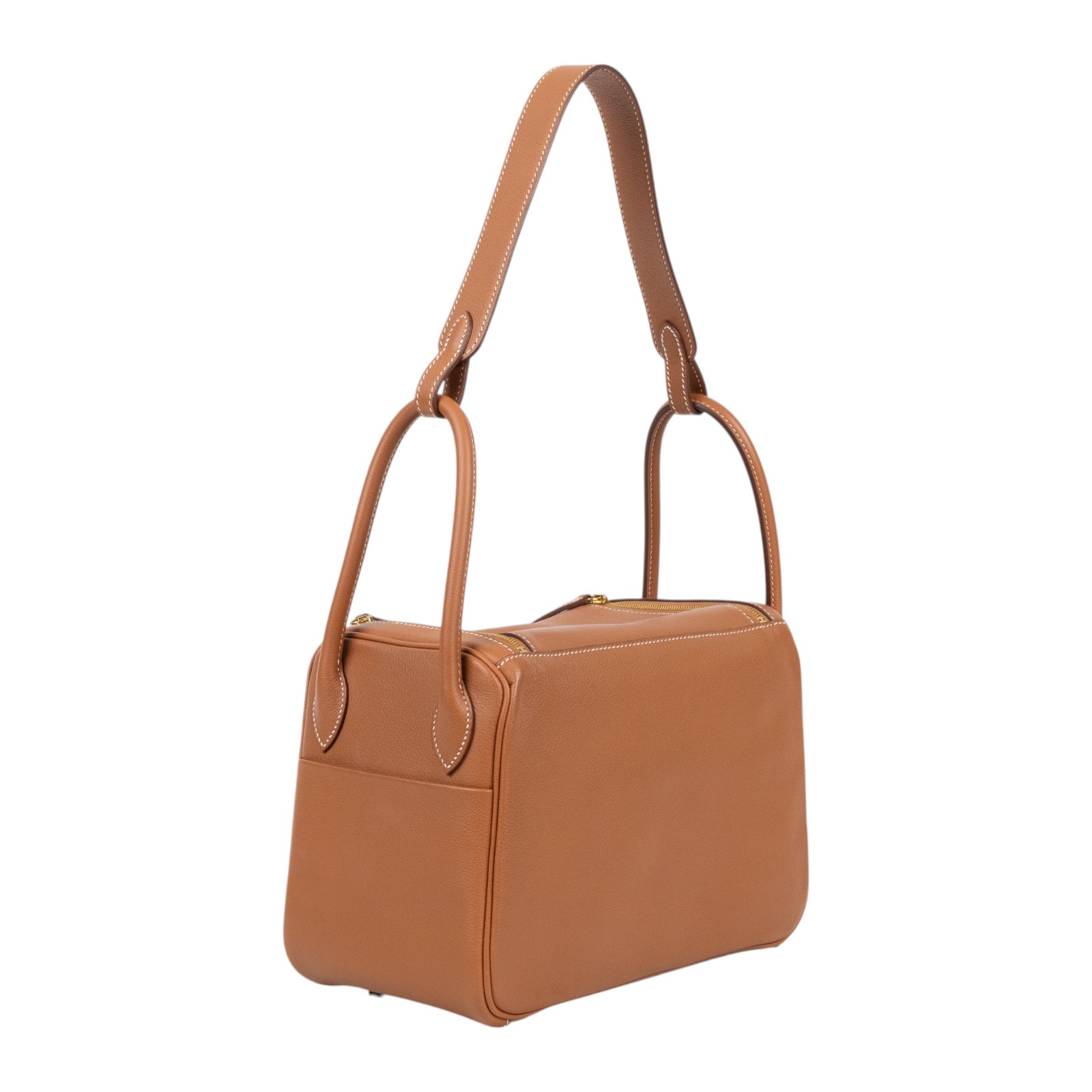 愛馬仕 Hermes Lindy 琳迪包 26 金色五金 金棕色 H073430CC37 /ZPY397 BC  原廠盒子/防塵袋/購買證明/雨衣