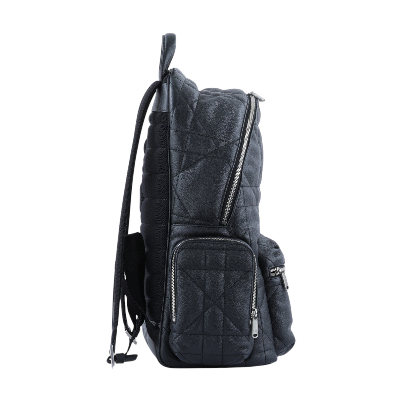 迪奧 CHRISTIAN DIOR Maxicannage 後背包 雙肩包 1ESBA220MNE 黑Dior Maxicannage後背包 防塵袋/保證卡