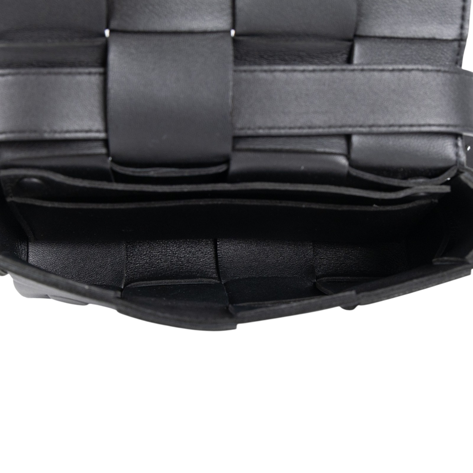寶緹嘉 BOTTEGA VENETA Cassette 方形編織 腰包 668572VMAY1 黑CASSETTE腰包2X4 防塵袋/購買證明影本