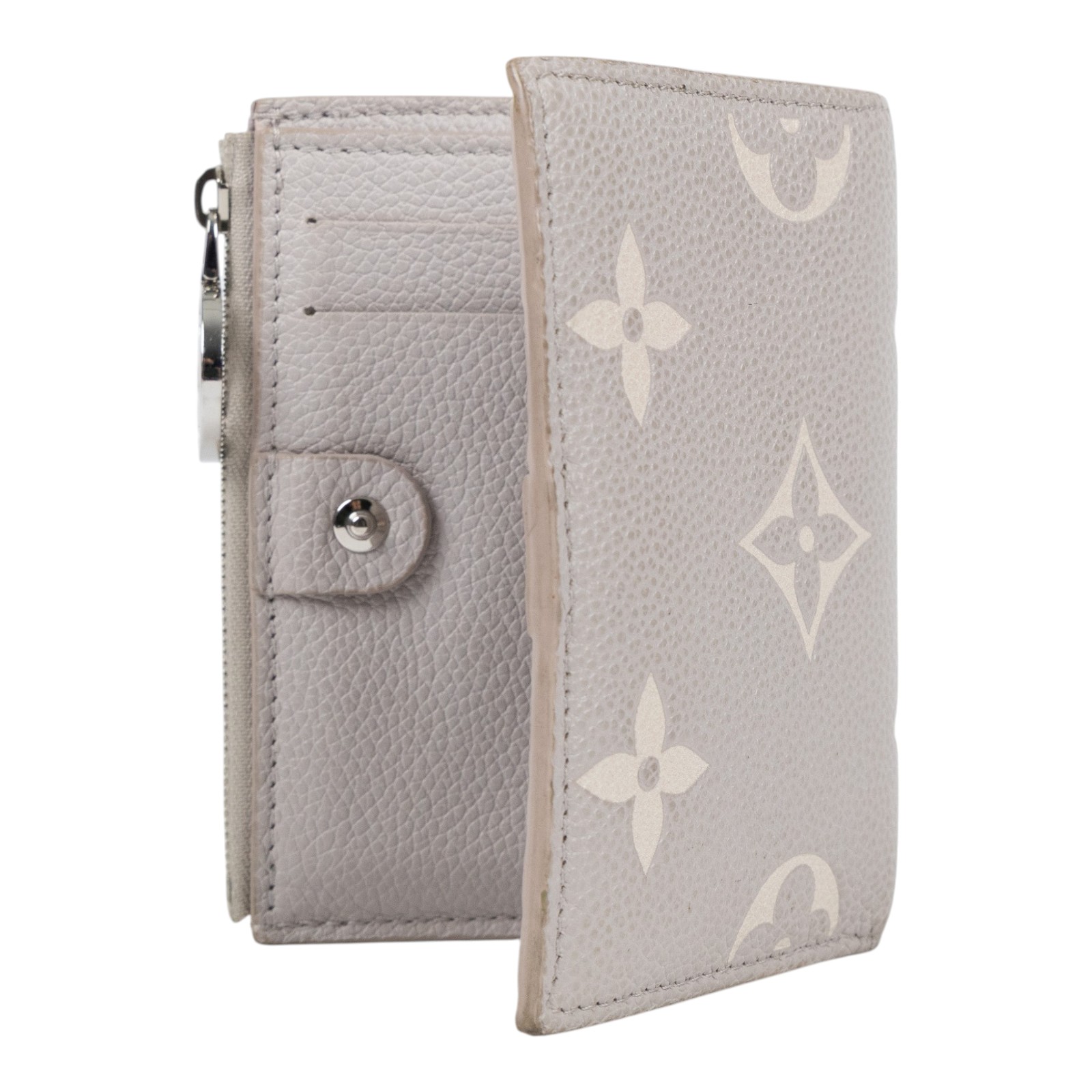 路易威登 LOUIS VUITTON Lisa 錢包 零錢包 短夾 皮夾 M13797 晶片款 灰Lisa短夾 原廠盒子/防塵袋/購買證明