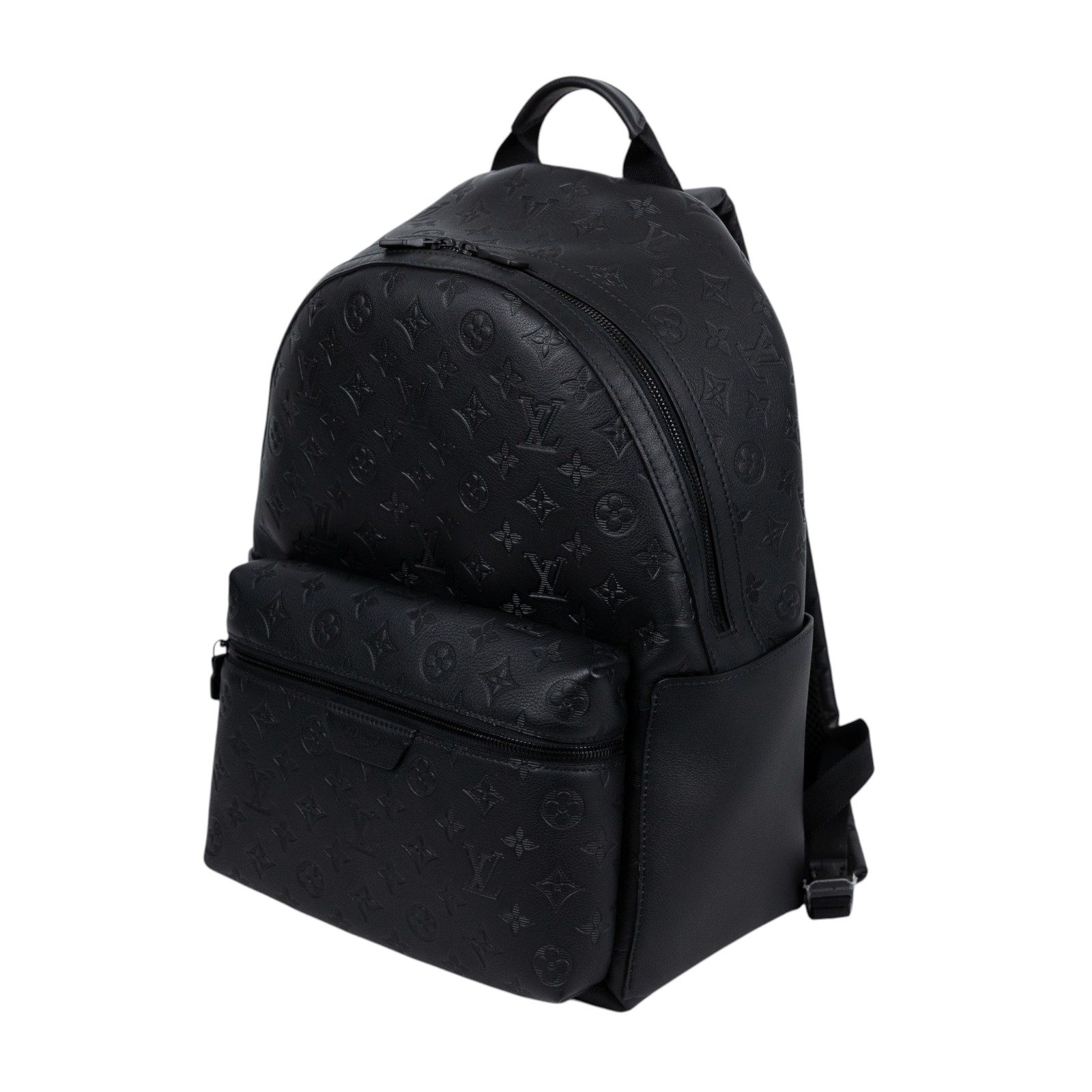 路易威登 LOUIS VUITTON Discovery 後背包 黑色 M46553 晶片款 黑壓花Discovery 背包 PM 原廠盒子/防塵袋