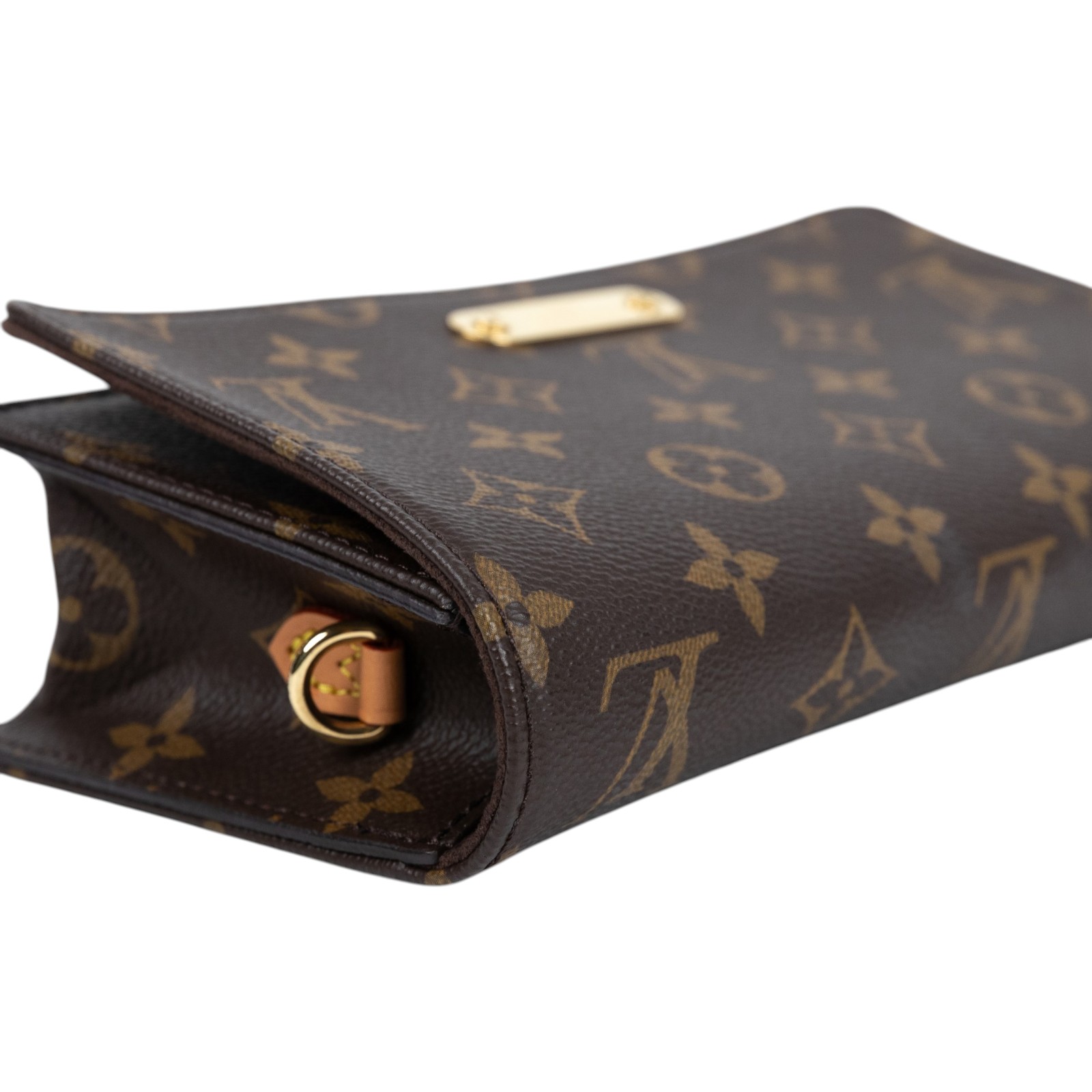 路易威登 LOUIS VUITTON Wallet On Chain Lily 三合一 斜挎包 經典原花 帆布 錢包 M82509 晶片款  鏈帶