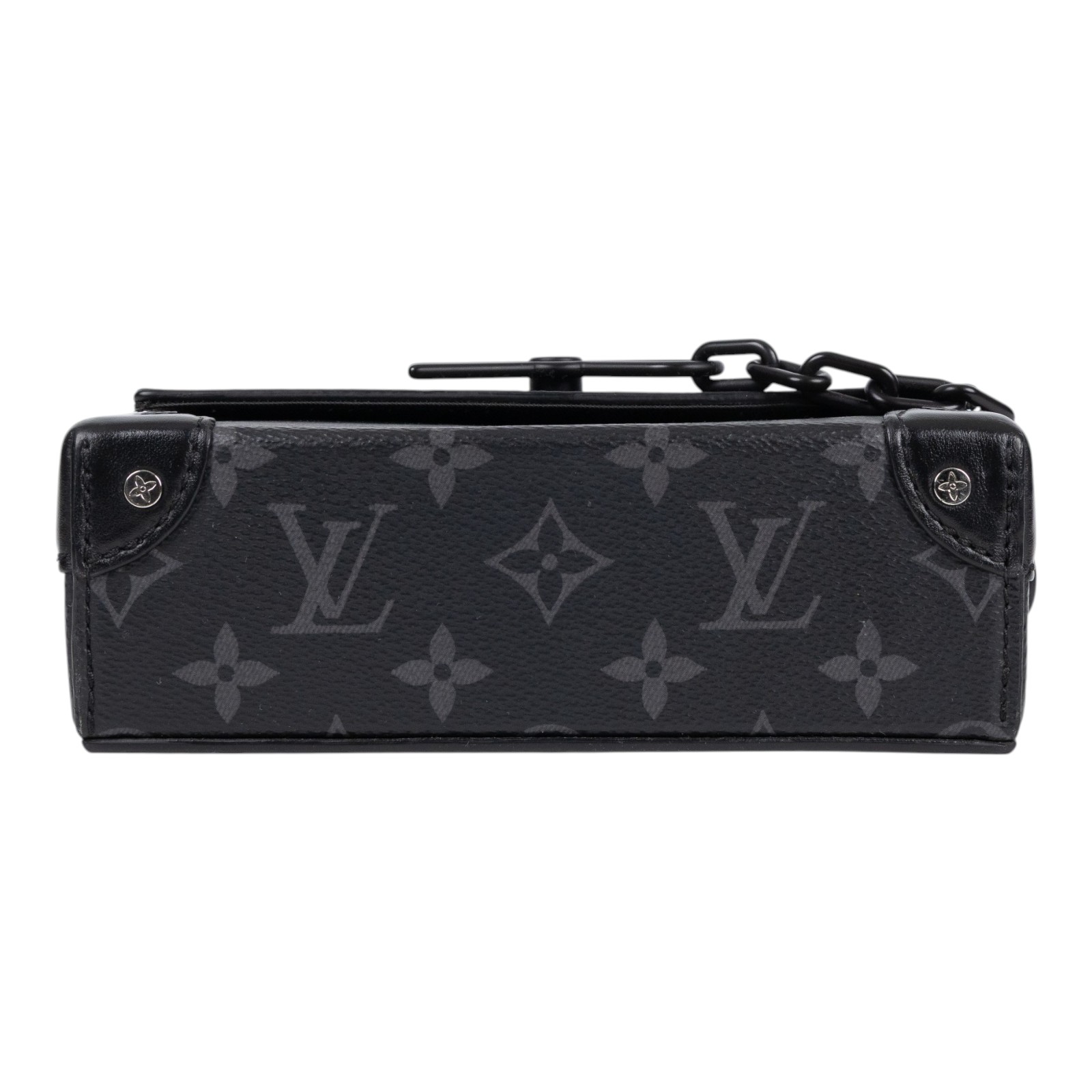路易威登 LOUIS VUITTON Steamer 隨身錢包 肩背 M81783 晶片款 黑原花STEAMER隨身包 防塵袋