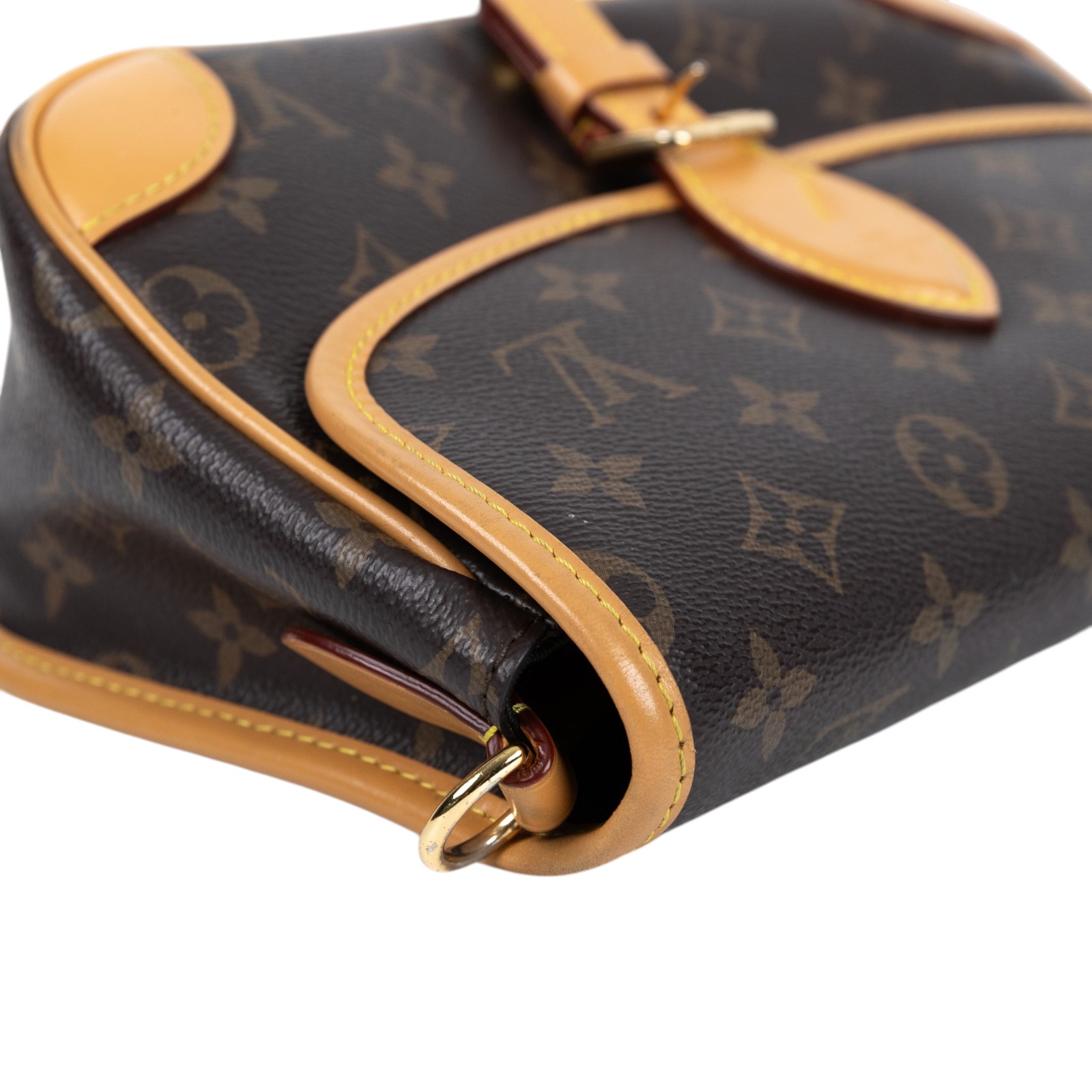 路易威登 LOUIS VUITTON Diane 腋下包法棍 單肩背包 經典帆布 M45985 原花DIANE 背帶2