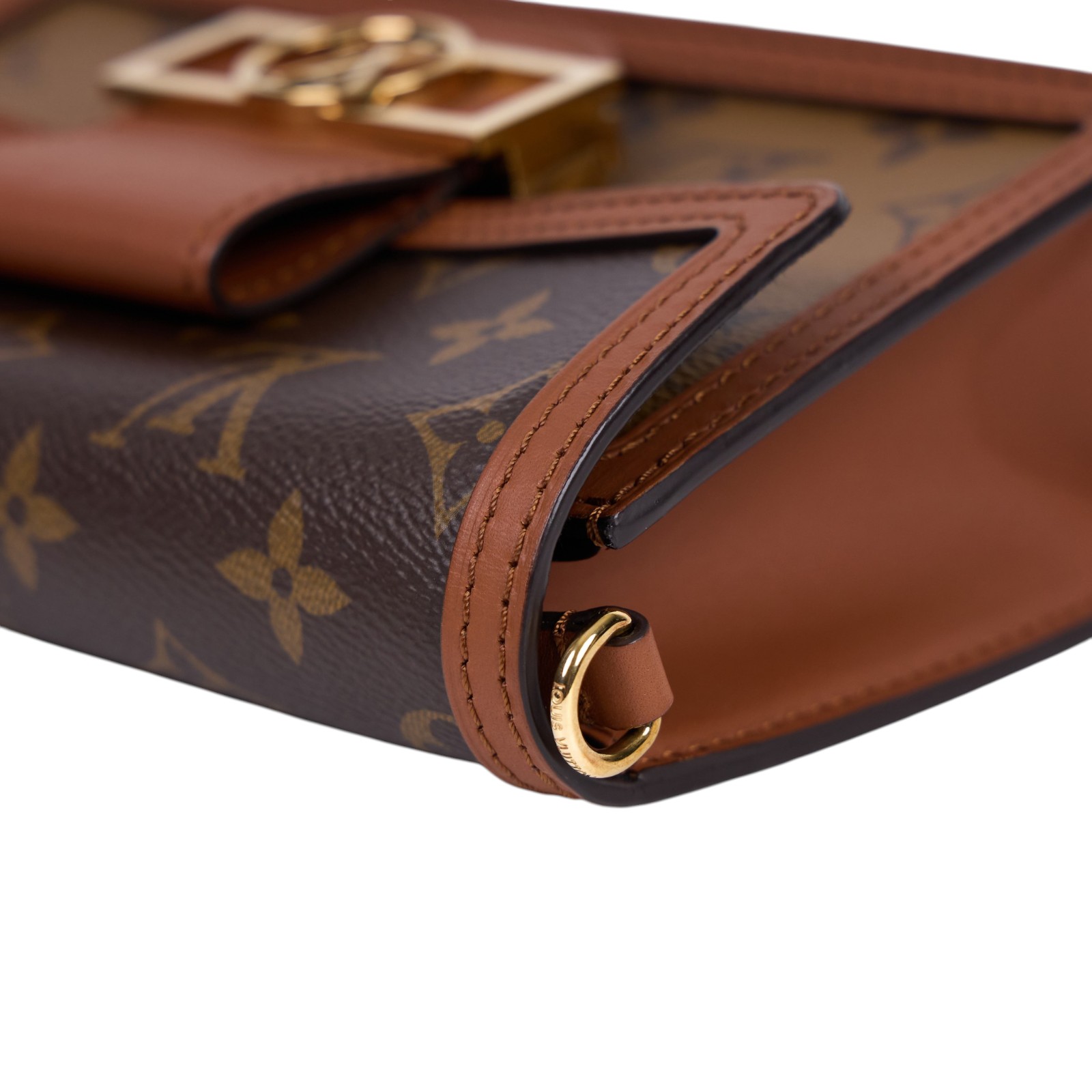 路易威登 LOUIS VUITTON Dauphine 鏈帶錢包 M68746 晶片款 原花DAUPHINE WOC 原廠盒子/防塵袋/背帶