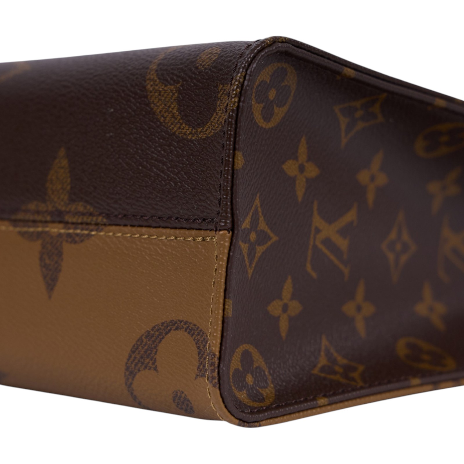 路易威登 LOUIS VUITTON OnTheGo PM 雙色帆布 手提 斜背包 M46373 晶片款 原花ON THE GO PM 防塵袋/背帶/零錢包