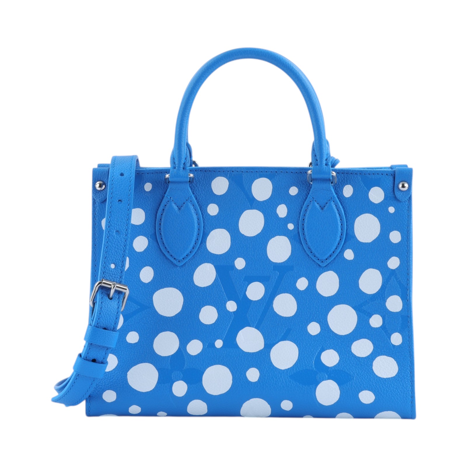 路易威登 LOUIS VUITTON 草間彌生 OnTheGo PM 手提包 肩背包 斜背包 托特包 M46424 晶片款  原廠盒子/防塵袋/吊牌/背帶