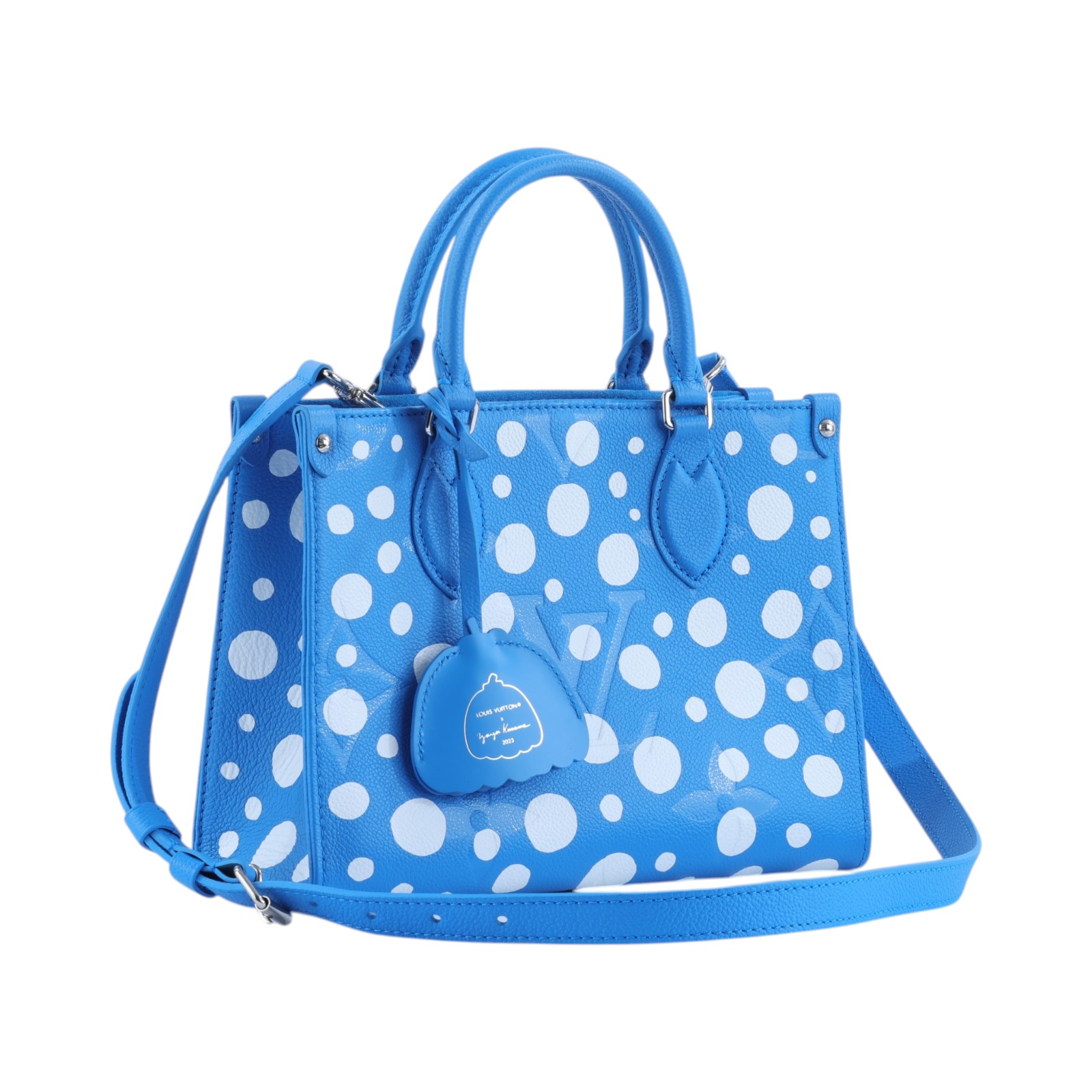 路易威登 LOUIS VUITTON 草間彌生 OnTheGo PM 手提包 肩背包 斜背包 托特包 M46424 晶片款  原廠盒子/防塵袋/吊牌/背帶