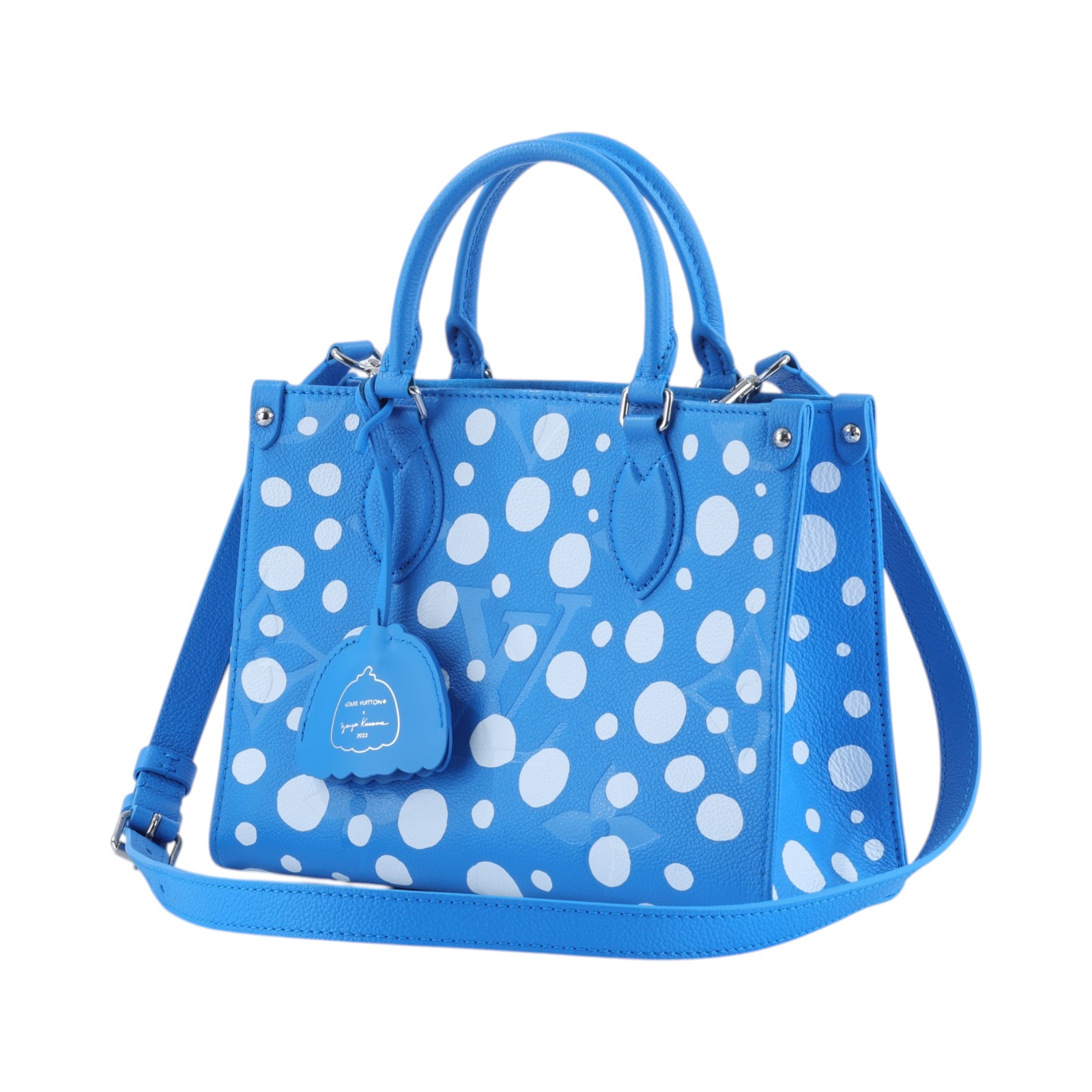 路易威登 LOUIS VUITTON 草間彌生 OnTheGo PM 手提包 肩背包 斜背包 托特包 M46424 晶片款  原廠盒子/防塵袋/吊牌/背帶