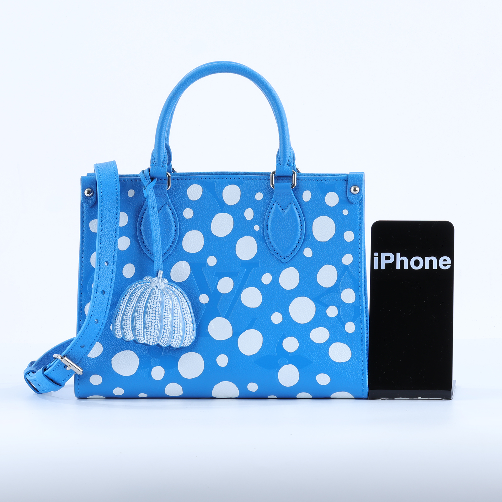路易威登 LOUIS VUITTON 草間彌生 OnTheGo PM 手提包 肩背包 斜背包 托特包 M46424 晶片款  原廠盒子/防塵袋/吊牌/背帶