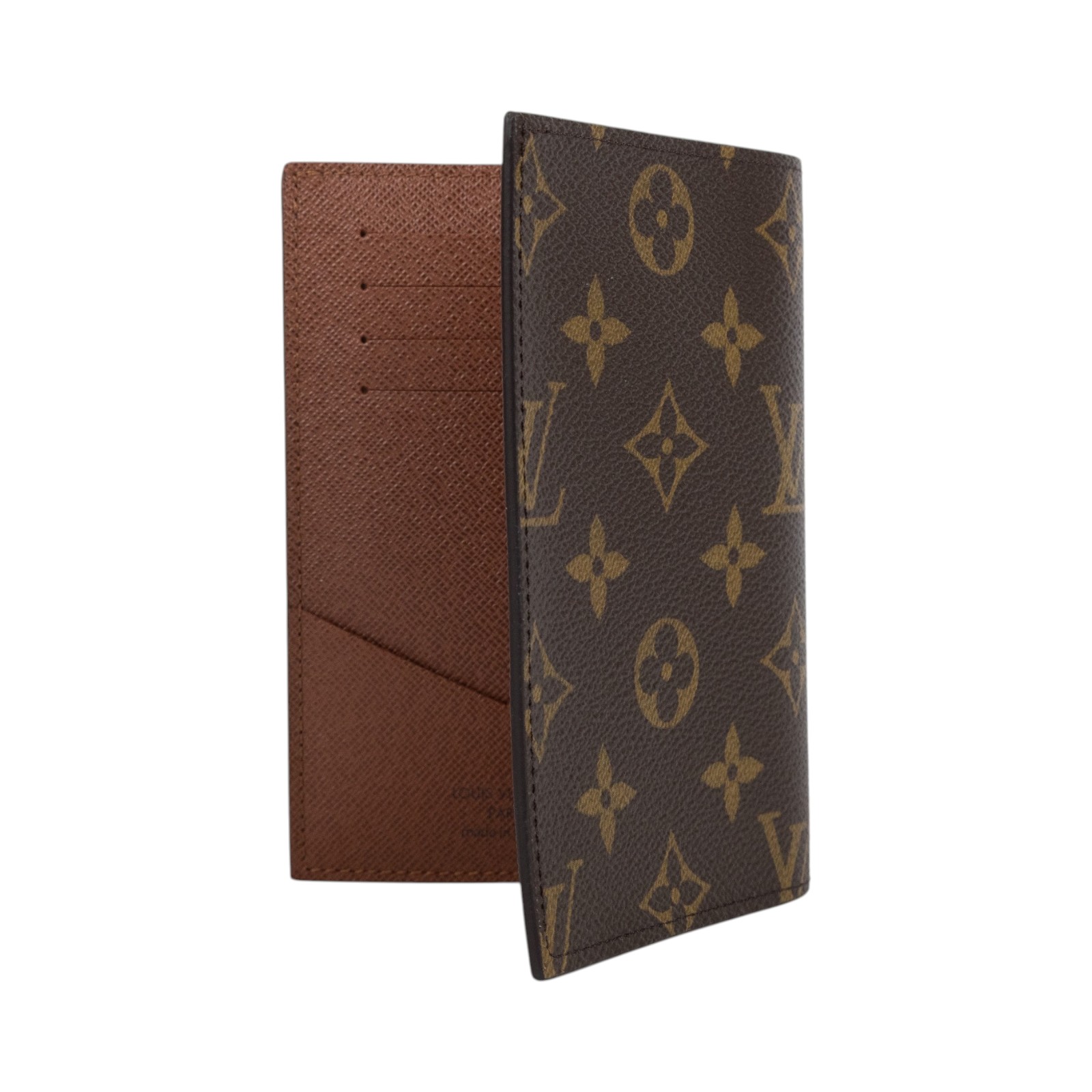 路易威登 LOUIS VUITTON 護照封套 護照夾老花帆布 M64502 晶片款 原花護照夾 原廠盒子/防塵袋
