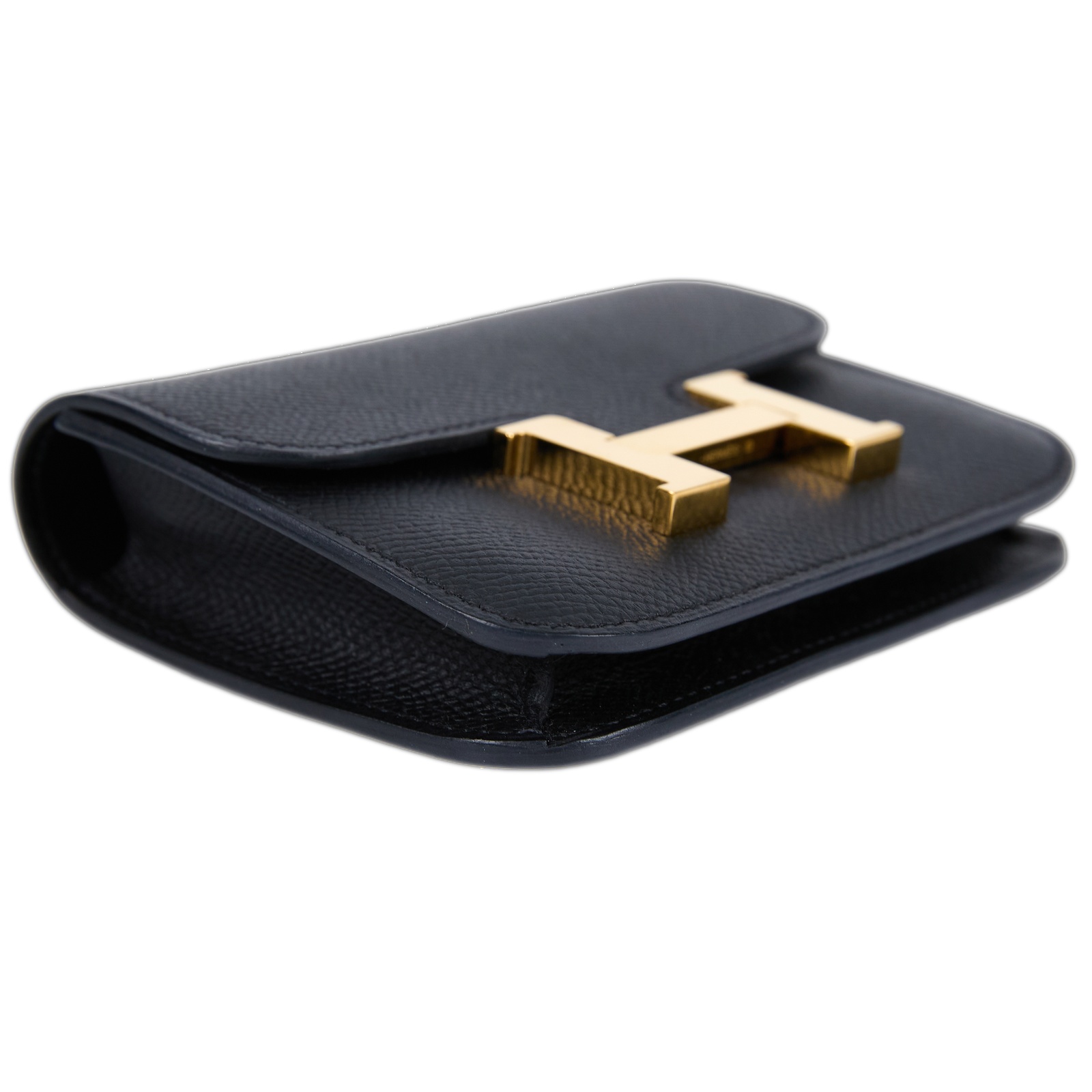 愛馬仕 Hermes Constance Slim 錢包 康康包 短夾 金色五金 黑色 H082060CC89 /Z MZ 005 BN  內袋/原廠盒子/防塵袋/購買證明