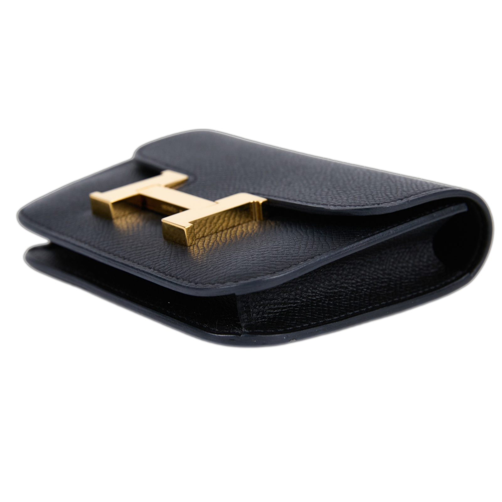 愛馬仕 Hermes Constance Slim 錢包 康康包 短夾 金色五金 黑色 H082060CC89 /Z MZ 005 BN  內袋/原廠盒子/防塵袋/購買證明