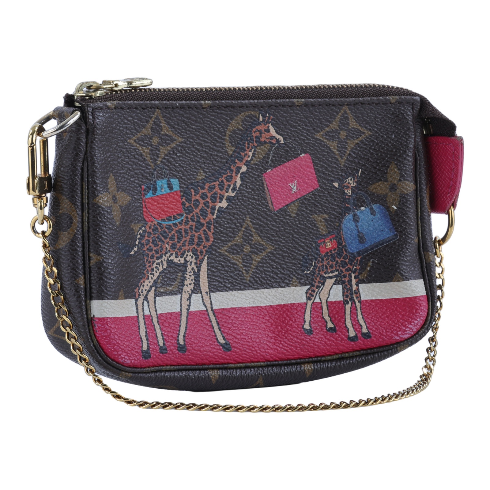 路易威登 LOUIS VUITTON Mini Pochette Accessoires 麻將包 手提包 手拿包 M62087  防塵袋