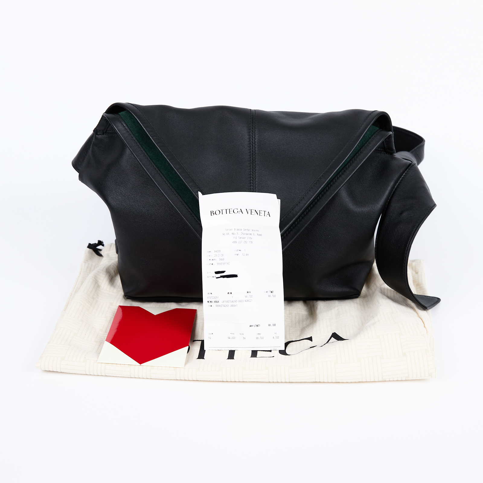 寶緹嘉 BOTTEGA VENETA Sawyer 斜背包 小型 815807V4O90 晶片款 黑SAWYER SMALL 防塵袋/購買證明