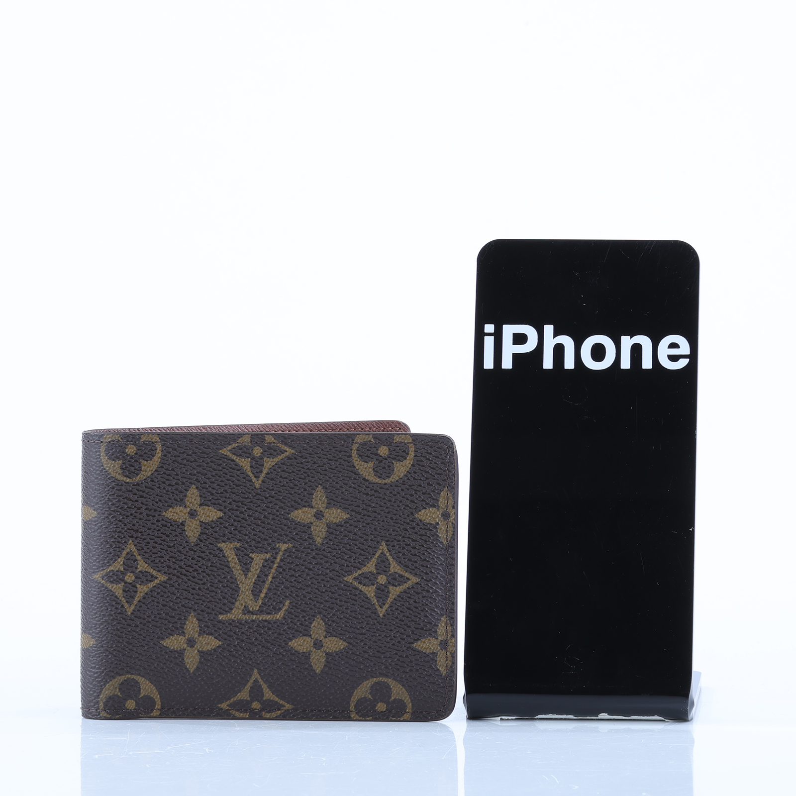 路易威登 LOUIS VUITTON Multiple 經典帆布 錢包 短夾 M60895 晶片款 原花MULTIPLE二折短夾 原廠盒子/防塵袋(晶片消磁)