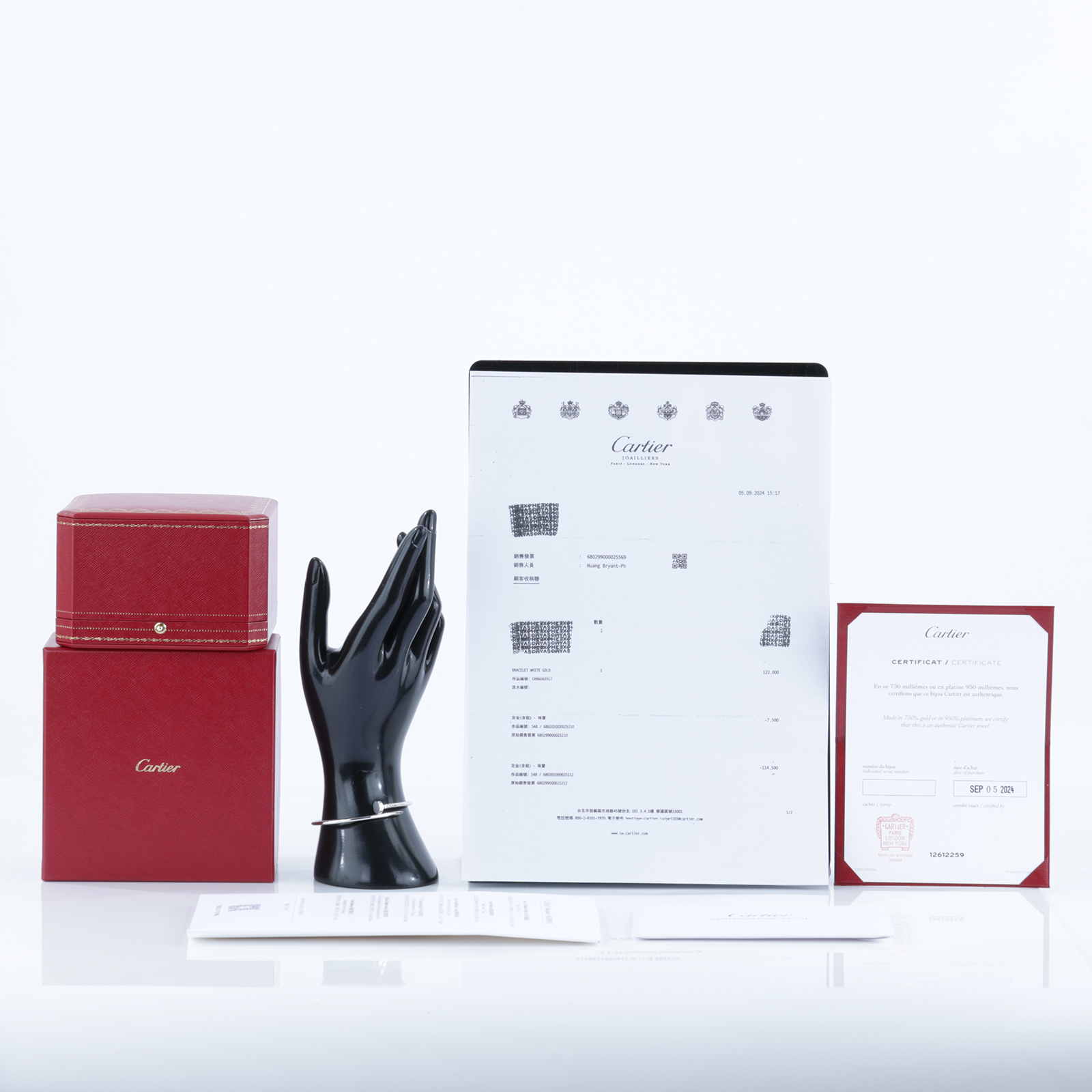 卡地亞 CARTIER Juste un Clou 手環 小型 b6083917 WG釘子手環 小型款 原廠盒子/購買證明影本/保書
