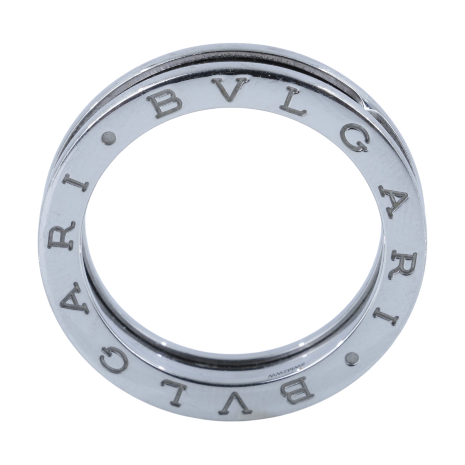 寶格麗 BVLGARI B.zero1 Ring 戒指 白金 336032 WG B.ZERO1 單圈戒指#62 原廠盒子/保書/購買證明