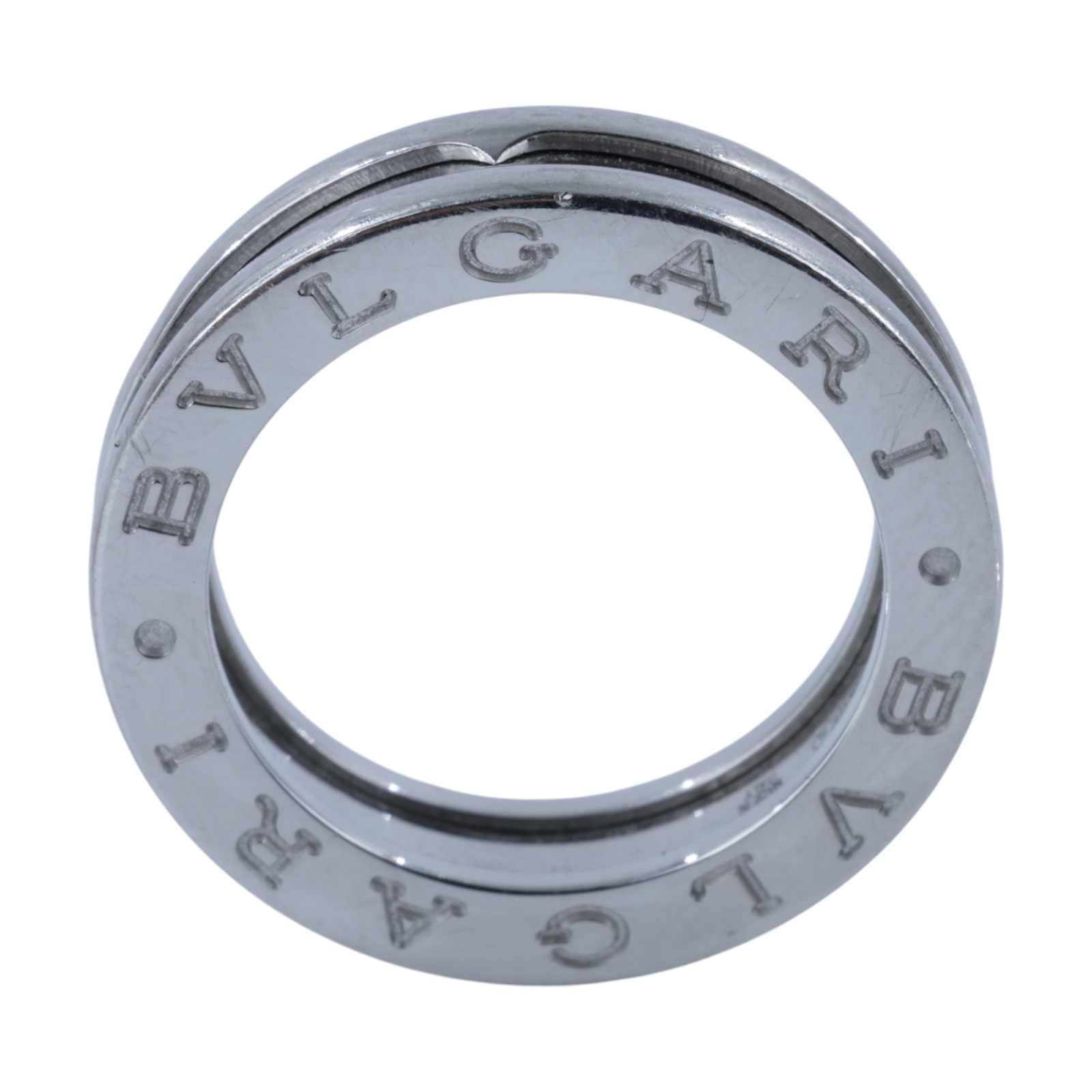 寶格麗 BVLGARI B.zero1 Ring 戒指 白金 336021 WG B.ZERO1 單圈戒指#51 原廠盒子/保書/購買證明