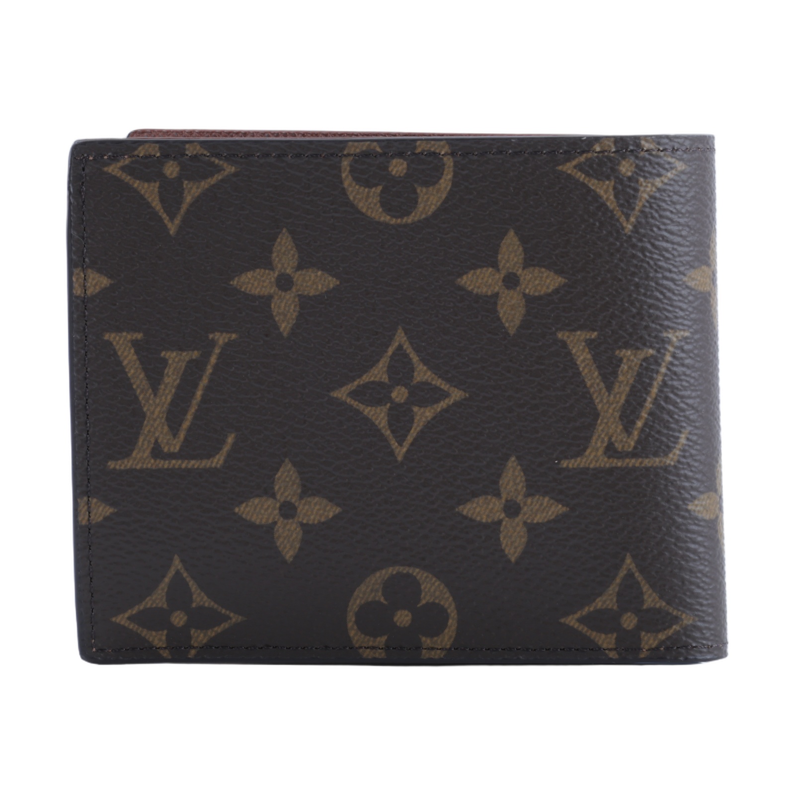 路易威登 LOUIS VUITTON Marco 錢包 短夾 M62288 晶片款 棕原花對折短夾 原廠盒子/防塵袋