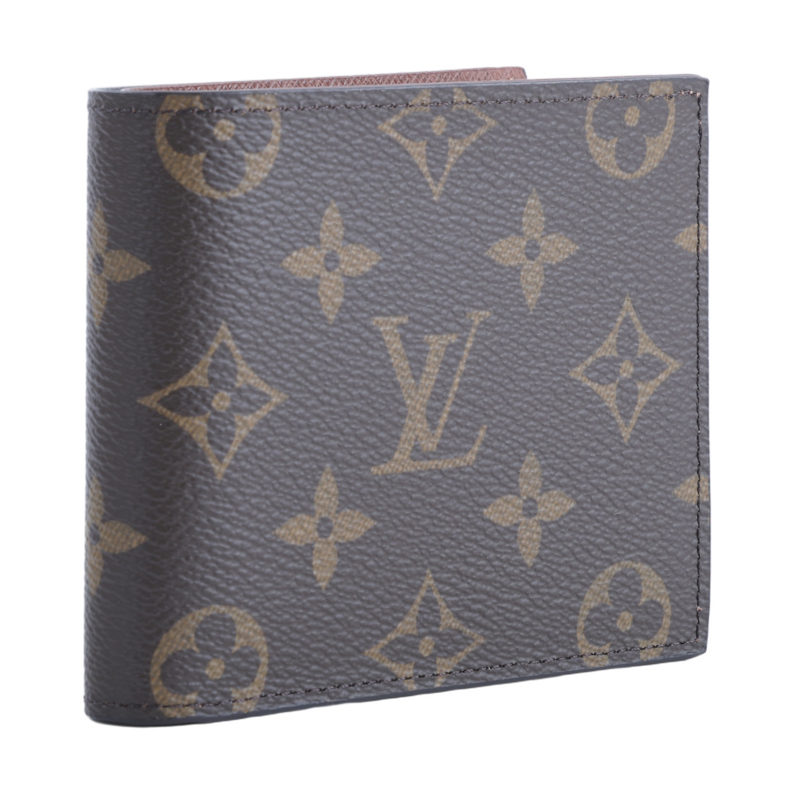 路易威登 LOUIS VUITTON Marco 錢包 短夾 M62288 晶片款 棕原花對折短夾 原廠盒子/防塵袋