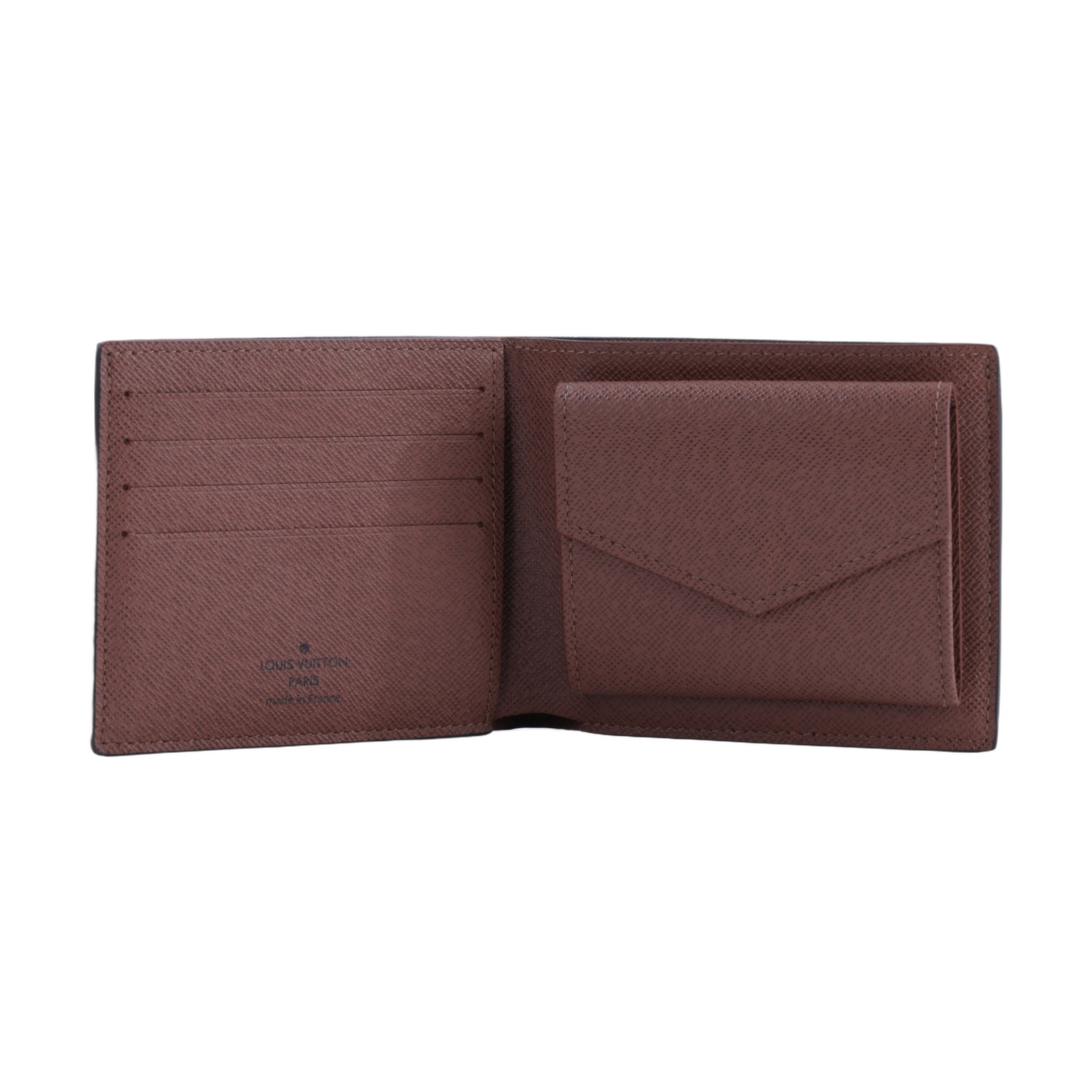 路易威登 LOUIS VUITTON Marco 錢包 短夾 M62288 晶片款 棕原花對折短夾 原廠盒子/防塵袋