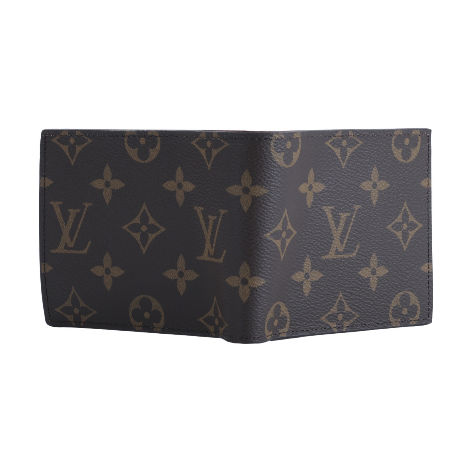 路易威登 LOUIS VUITTON Marco 錢包 短夾 M62288 晶片款 棕原花對折短夾 原廠盒子/防塵袋