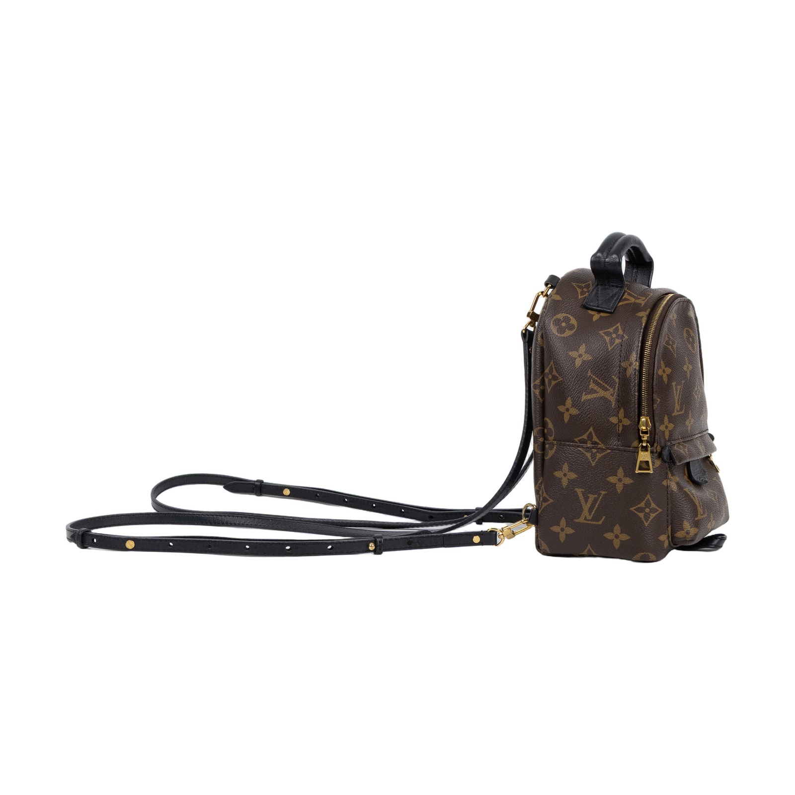 路易威登 LOUIS VUITTON Palm Springs Mini 迷你 後背包 M44873 晶片款 原花PALM SPRING後背包MINI 背帶2