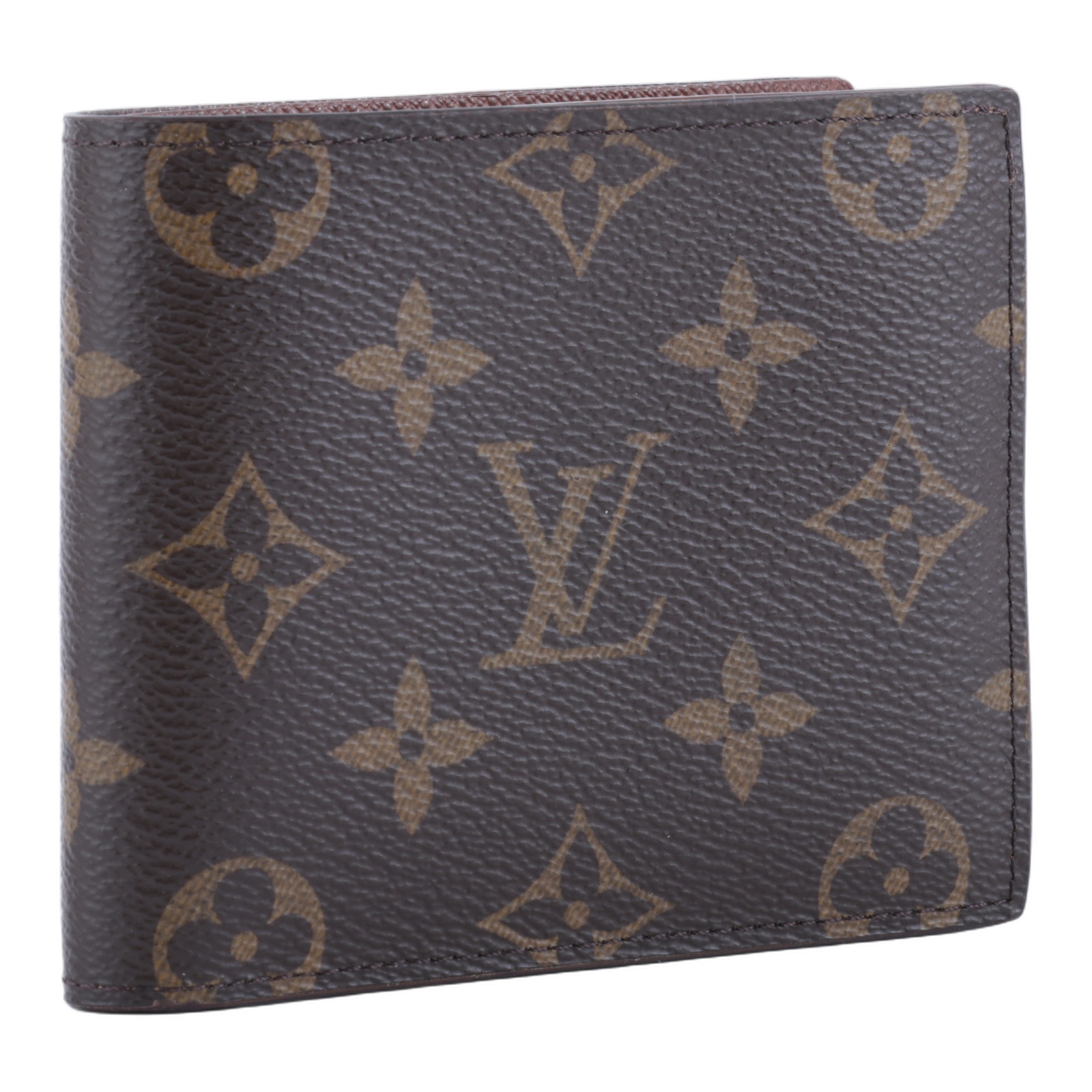 路易威登 LOUIS VUITTON Marco 錢包 短夾 M62288 晶片款 棕原花對折短夾 原廠盒子/防塵袋/購買證明