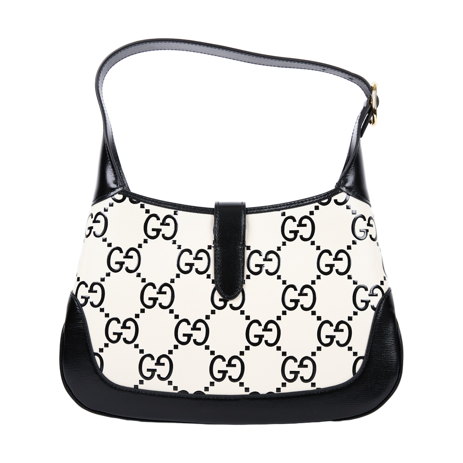 古馳 GUCCI Jackie 1961 小型 肩揹袋 636706 UGMBG 黑白GG JACKIE 1961 SMALL 防塵袋/背帶