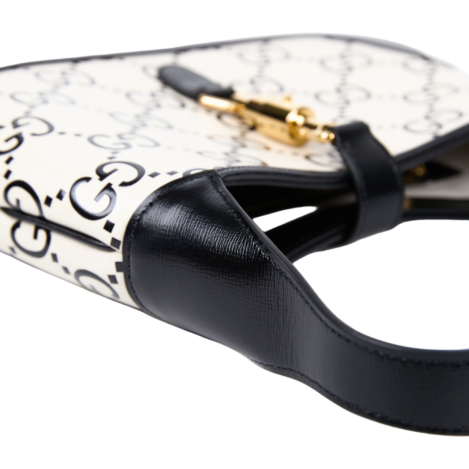 古馳 GUCCI Jackie 1961 小型 肩揹袋 636706 UGMBG 黑白GG JACKIE 1961 SMALL 防塵袋/背帶