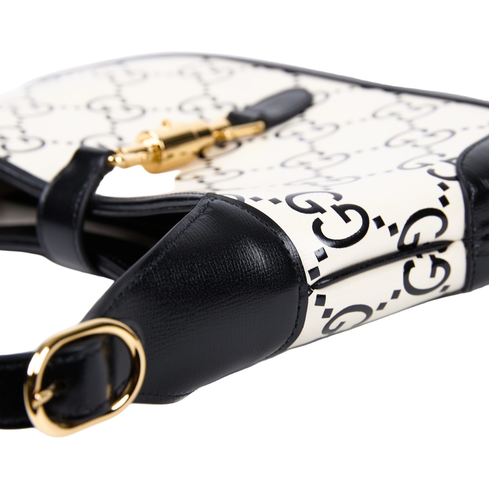 古馳 GUCCI Jackie 1961 小型 肩揹袋 636706 UGMBG 黑白GG JACKIE 1961 SMALL 防塵袋/背帶