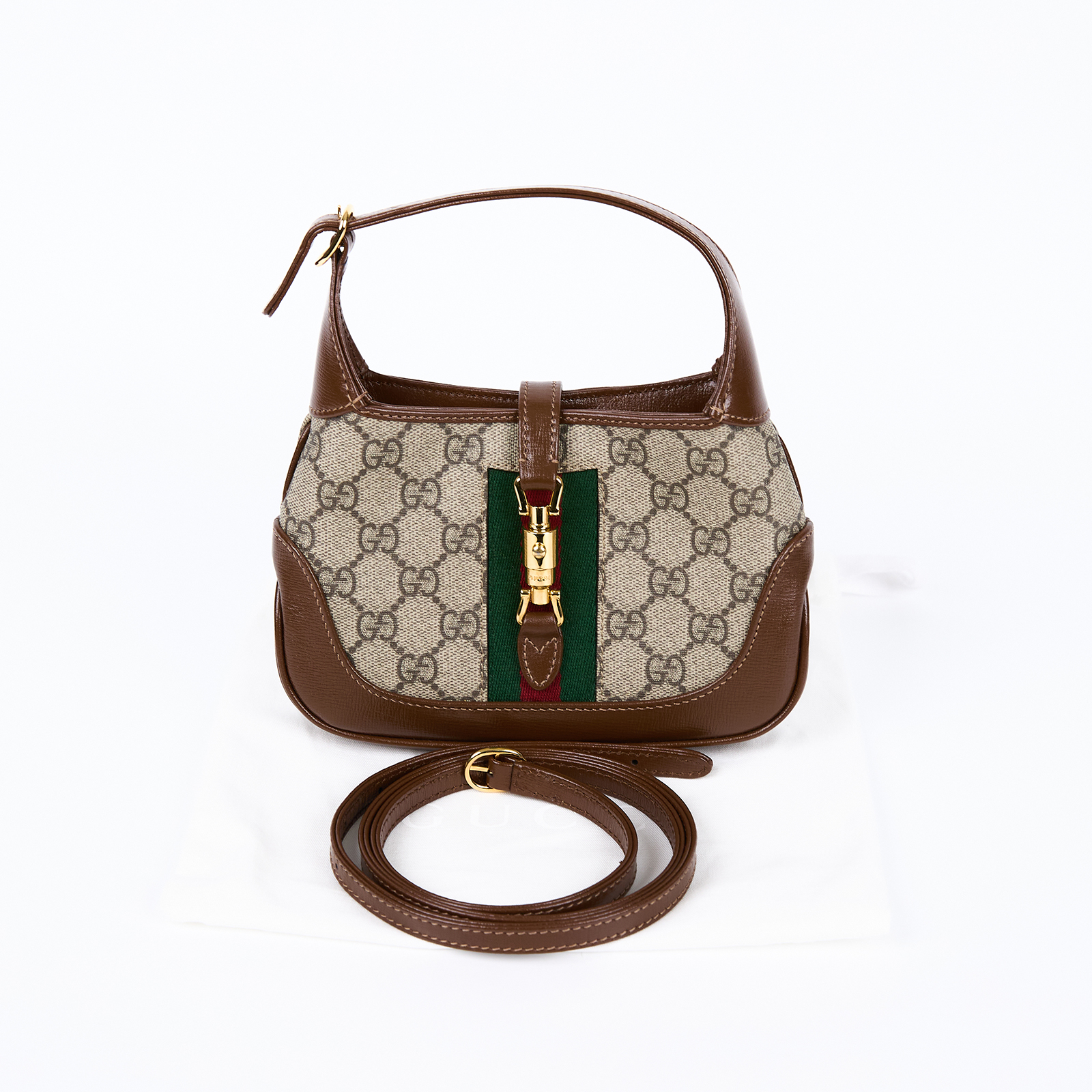 古馳 GUCCI Jackie 1961 肩背包 手提包 斜背包 賈姬包 迷你 637092 HUHHG  防塵袋/背帶