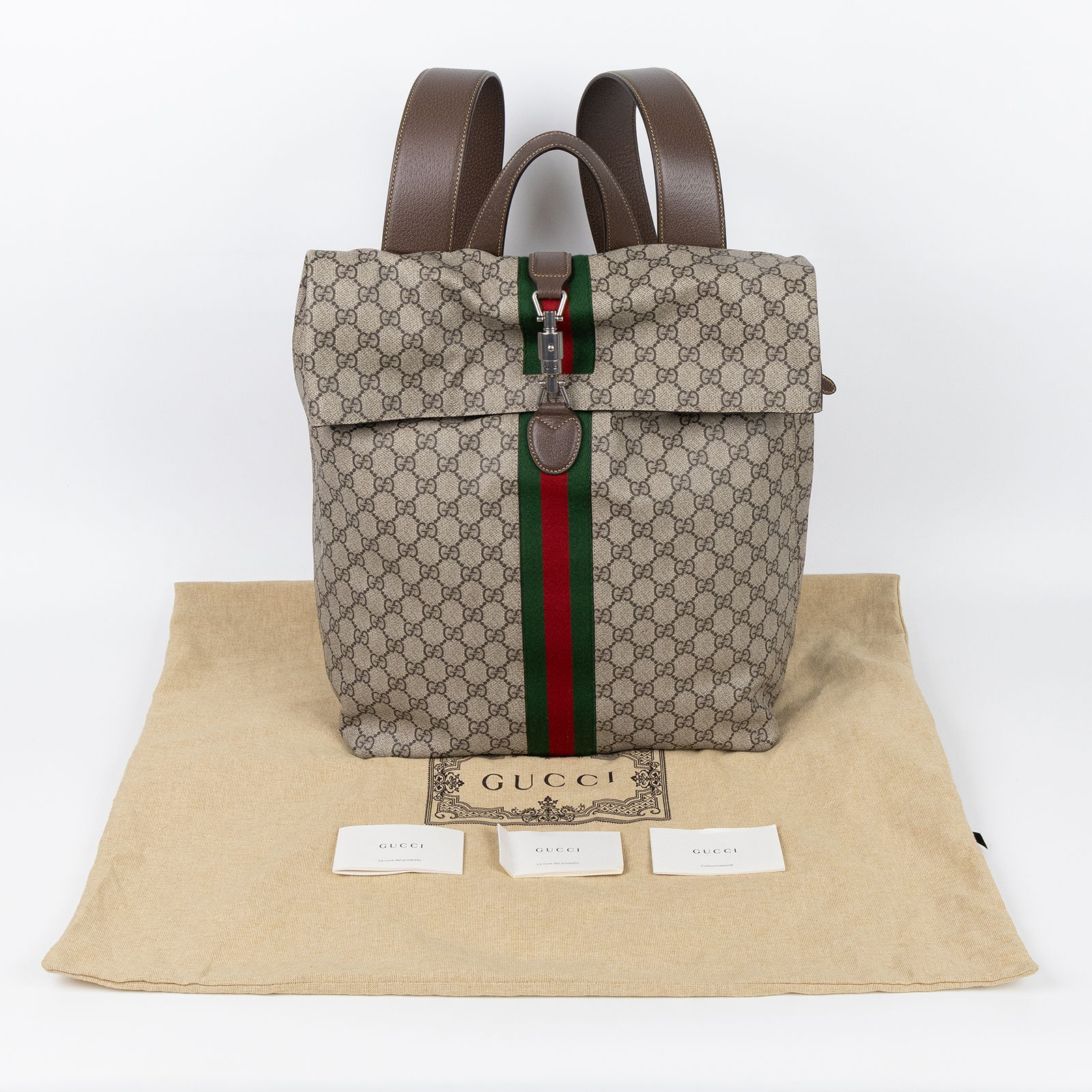 古馳 GUCCI Jackie 1961 雙肩包 後背包 賈姬包 771344 FACTA GG SUPREME JACKIE後背包 防塵袋