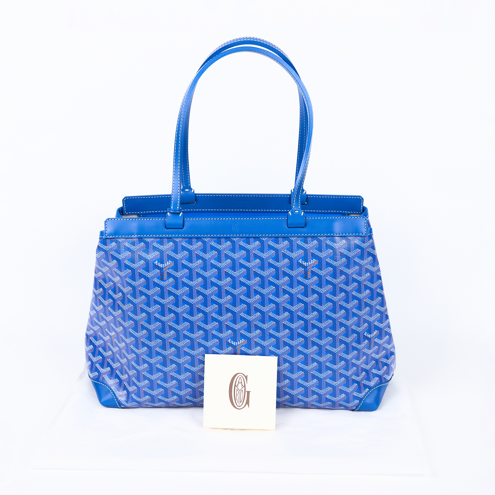 高雅德 GOYARD Bellechas PM 托特包 BELBIAPMLTY 藍Bellechasse Biaude PM 無附屬品