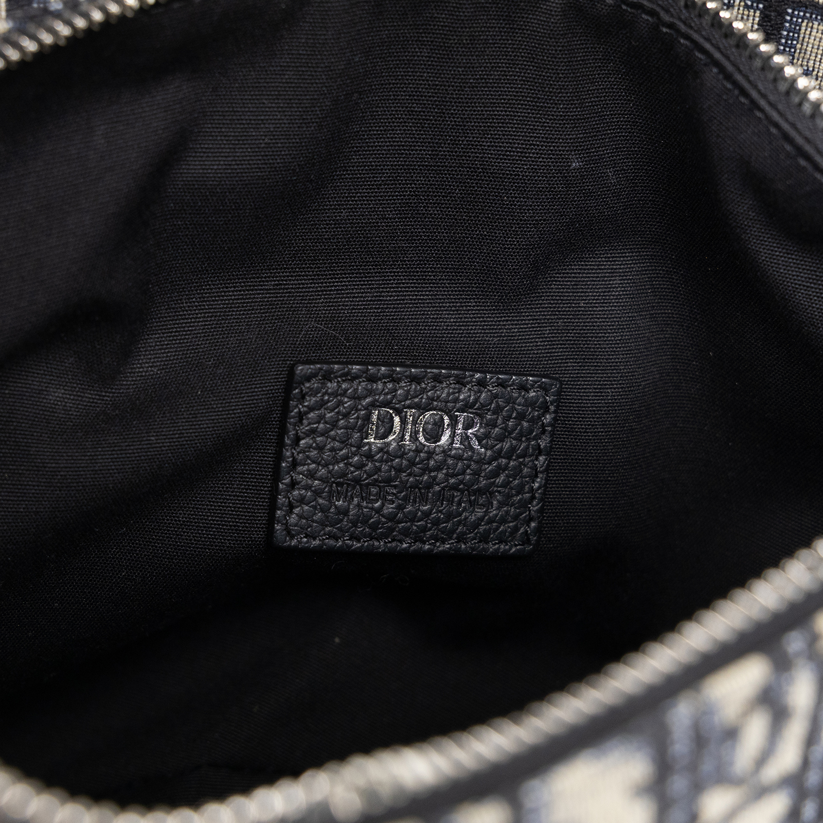 迪奧 CHRISTIAN DIOR Saddle 馬鞍包 腰包 斜背包 1ADPO093YKY 米黑緹花Saddle 馬鞍包 原廠盒子/防塵袋