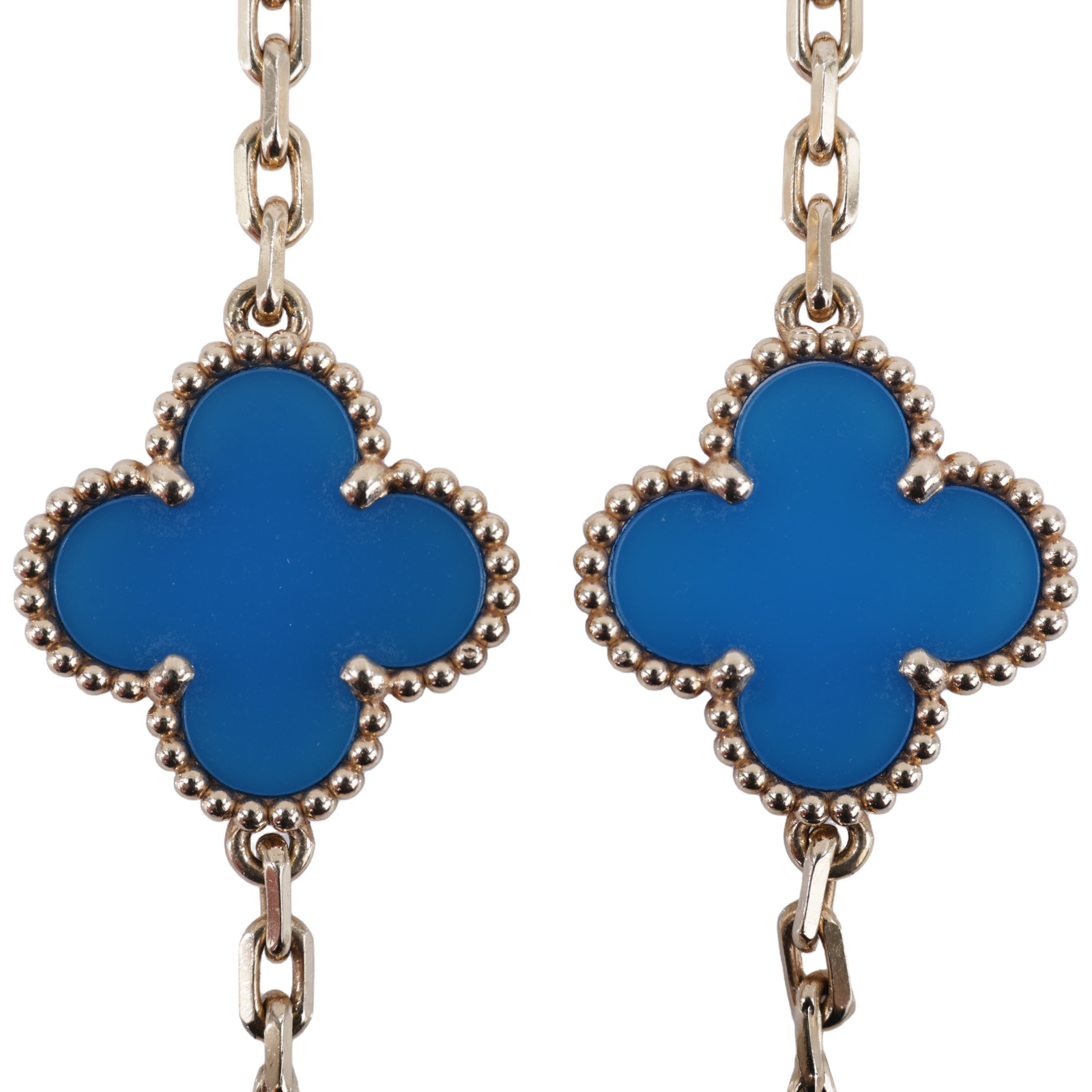 梵克雅寶 Van Cleef & Arpels Vintage Alhambra手鍊 5枚四葉幸運圖騰 VCARP34900  原廠盒子/防塵袋/保書