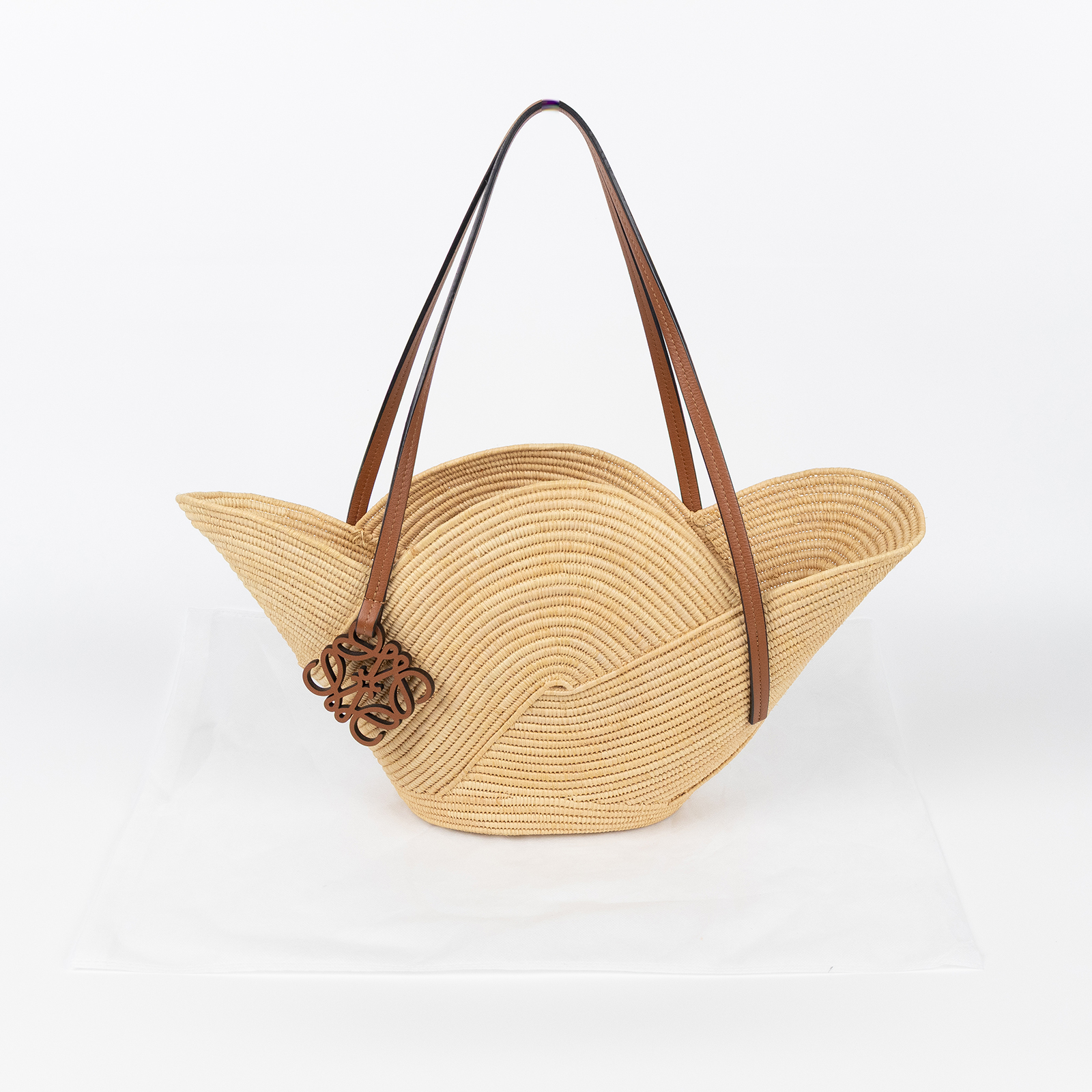羅意威 LOEWE Petal 花瓣籃 編織包 肩背包 A223L52X01 ANAGRAM草編包 無附屬品