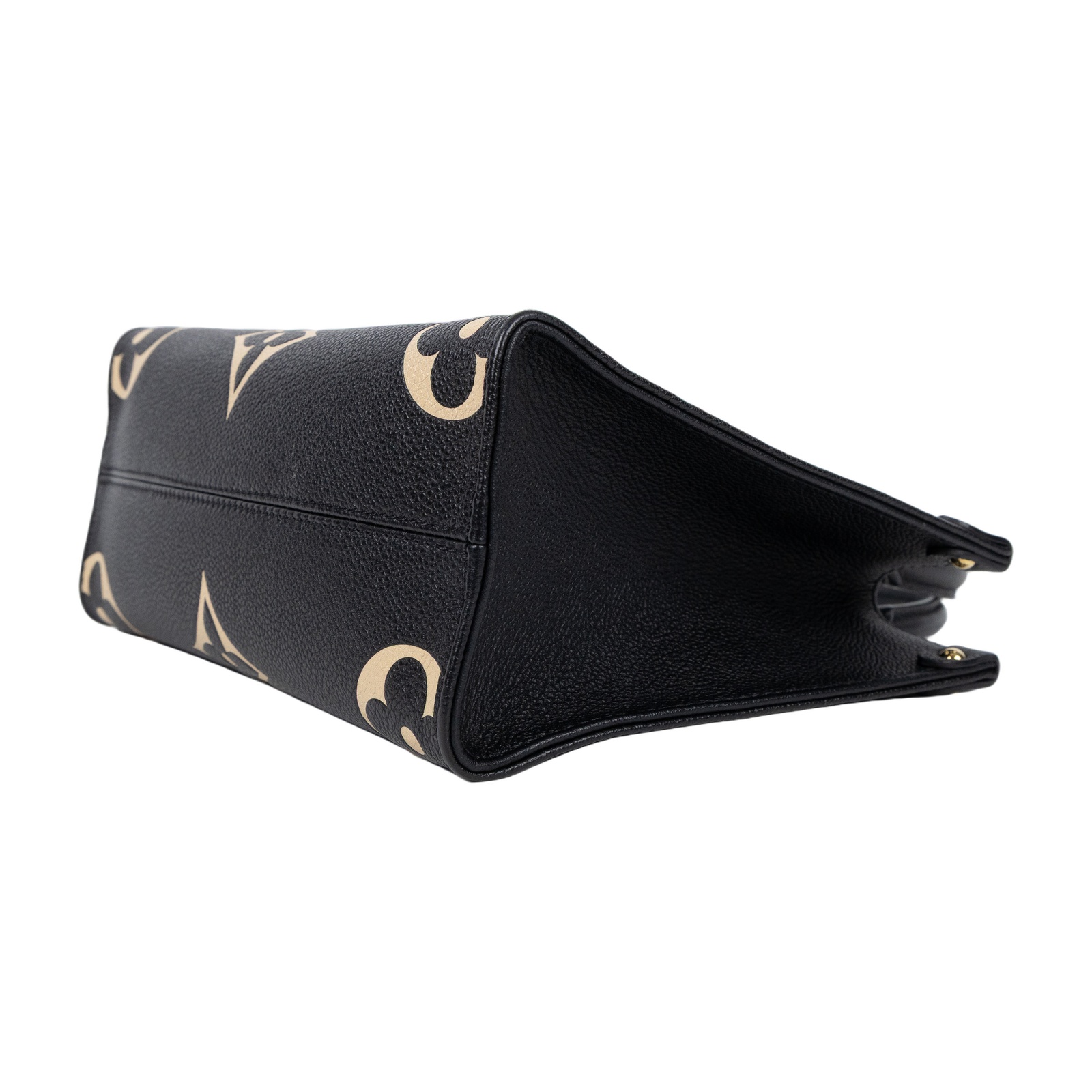 路易威登 LOUIS VUITTON OnTheGo PM 手提 肩背包 雙色 黑色 米白色  M45659 晶片款 黑米雙色ONTHEGO PM 防塵袋/背帶