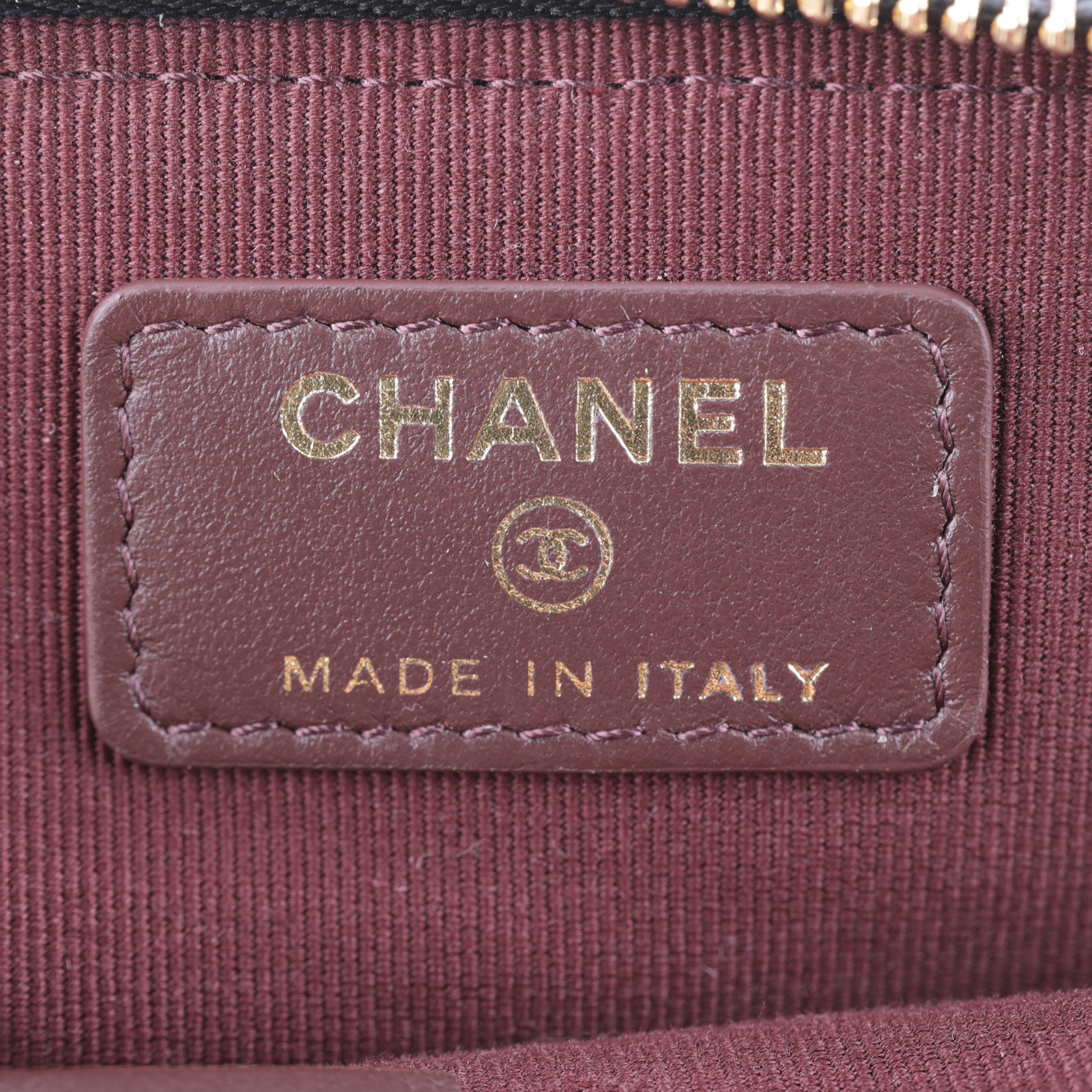 香奈兒 CHANEL CC Logo 5卡 拉鍊 零錢包 AP2061 晶片款 黑金荔枝吐司零錢包 防塵袋