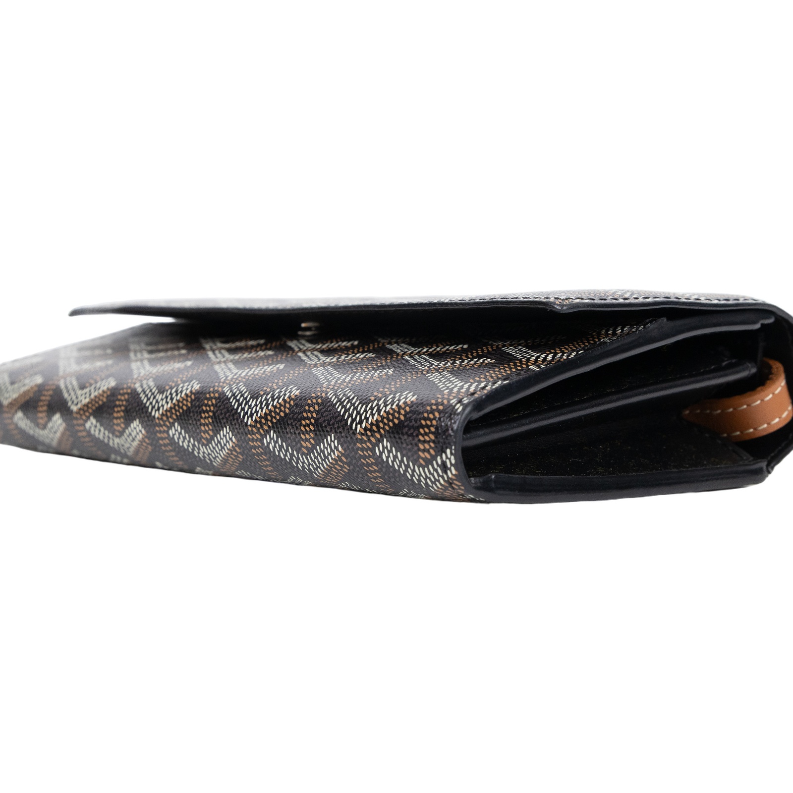 高雅德 GOYARD Varenne Continental Wallet 錢包 VAREN3MMLTY 黑棕Varenne WOC 防塵袋