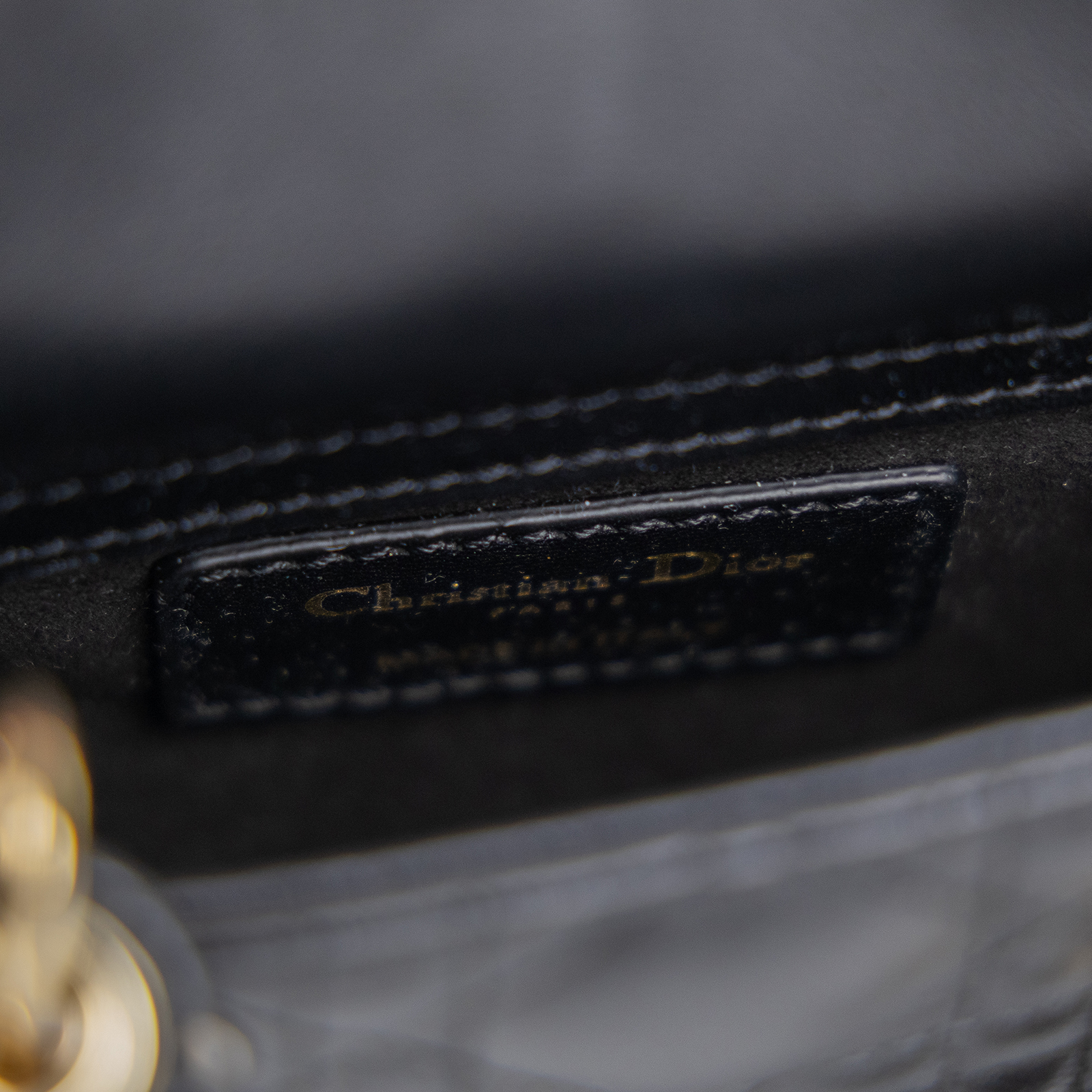 迪奧 CHRISTIAN DIOR Lady Dior 微型包 手提 肩背包 S0856ONGE  原廠盒子/防塵袋/購買證明/背帶/保證卡