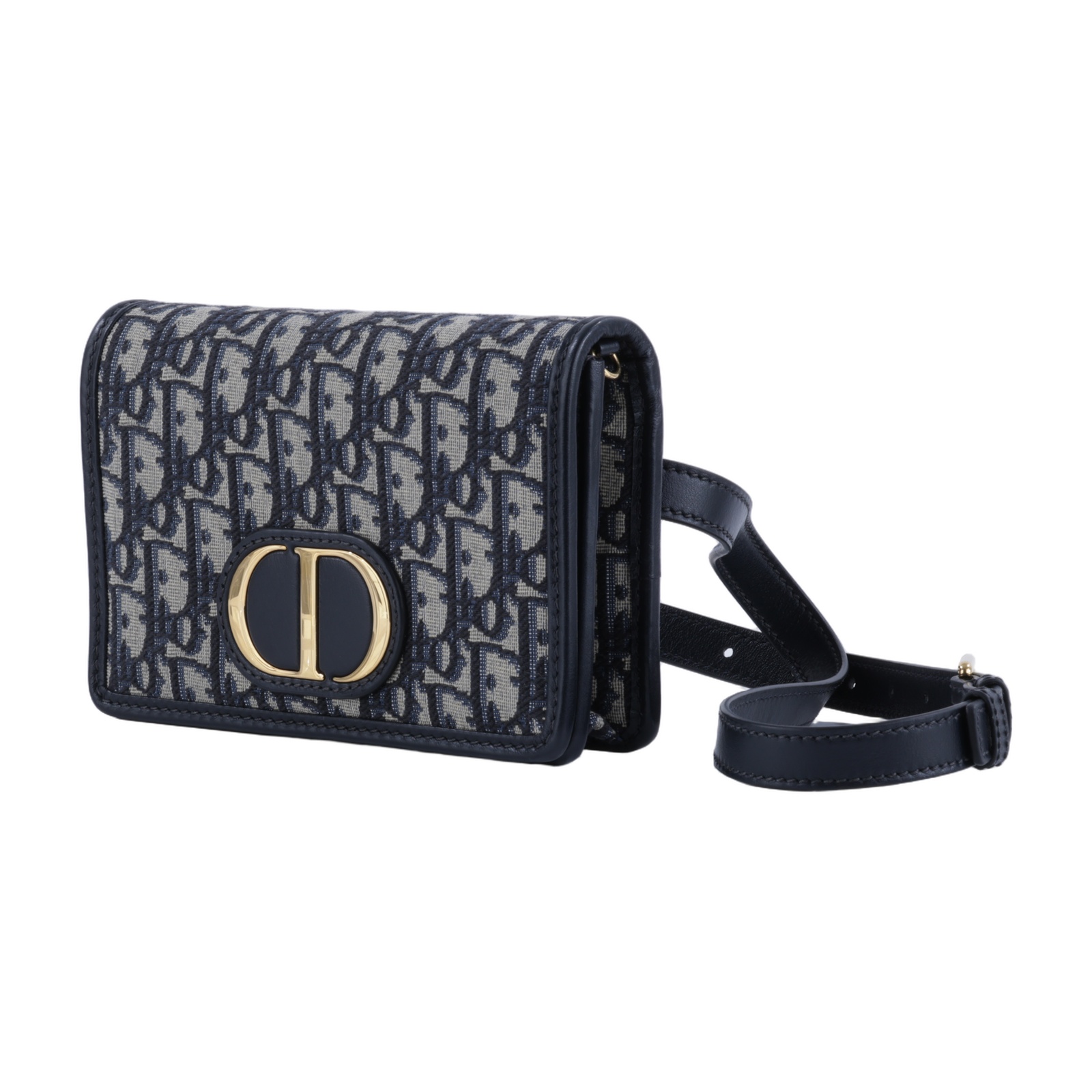 迪奧 CHRISTIAN DIOR Lady Dior My 帆布 鍊條 肩背 手拿包 S2086UTZQ  原廠盒子/背帶
