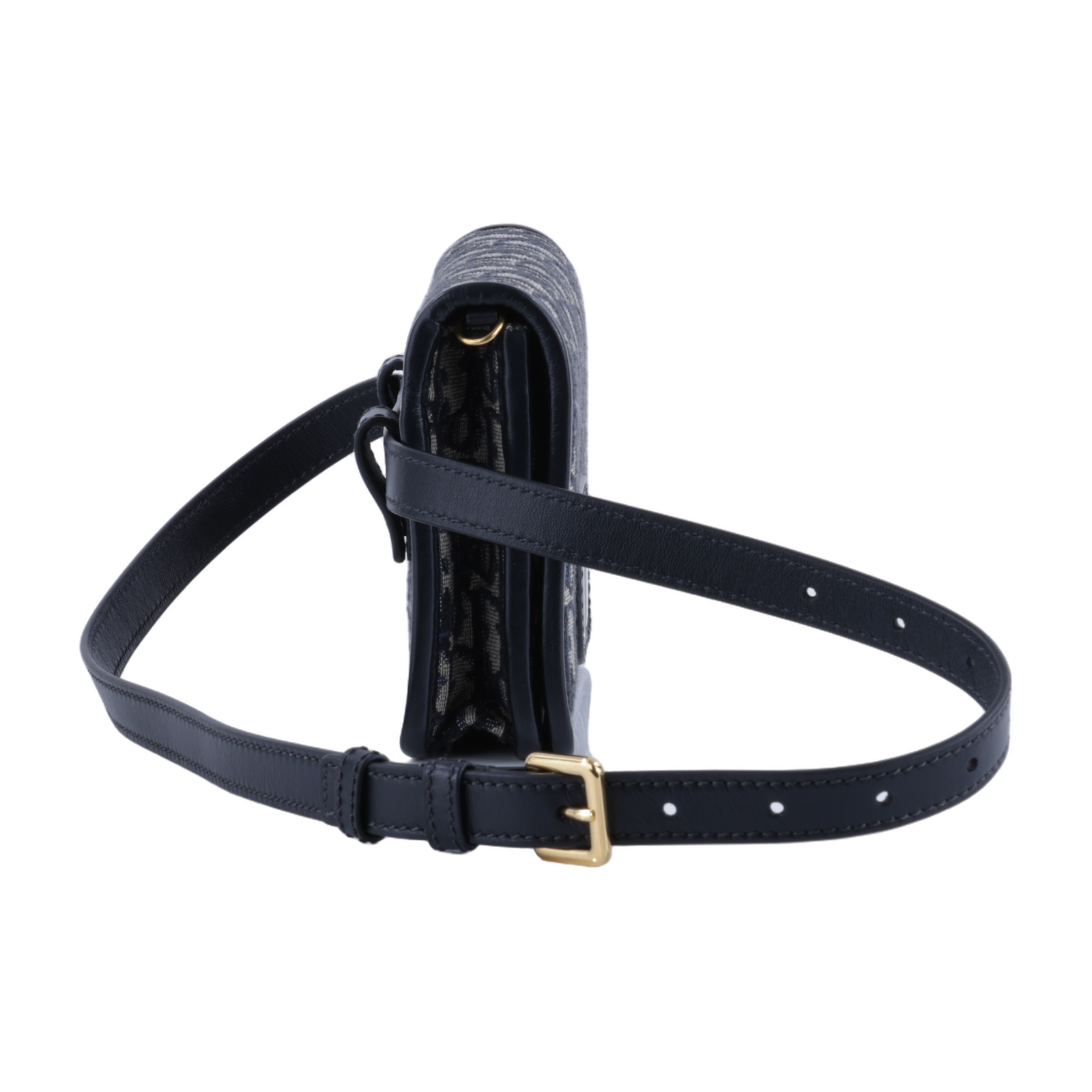迪奧 CHRISTIAN DIOR Lady Dior My 帆布 鍊條 肩背 手拿包 S2086UTZQ  原廠盒子/背帶