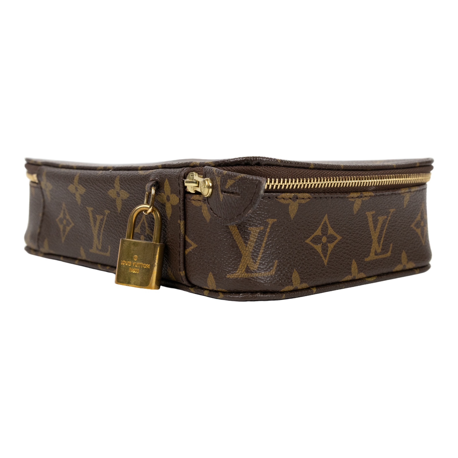 路易威登 LOUIS VUITTON 老花 Monogram 珠寶 飾品盒 M47350 原花珠寶收納盒 原廠盒子/購買證明/鎖頭