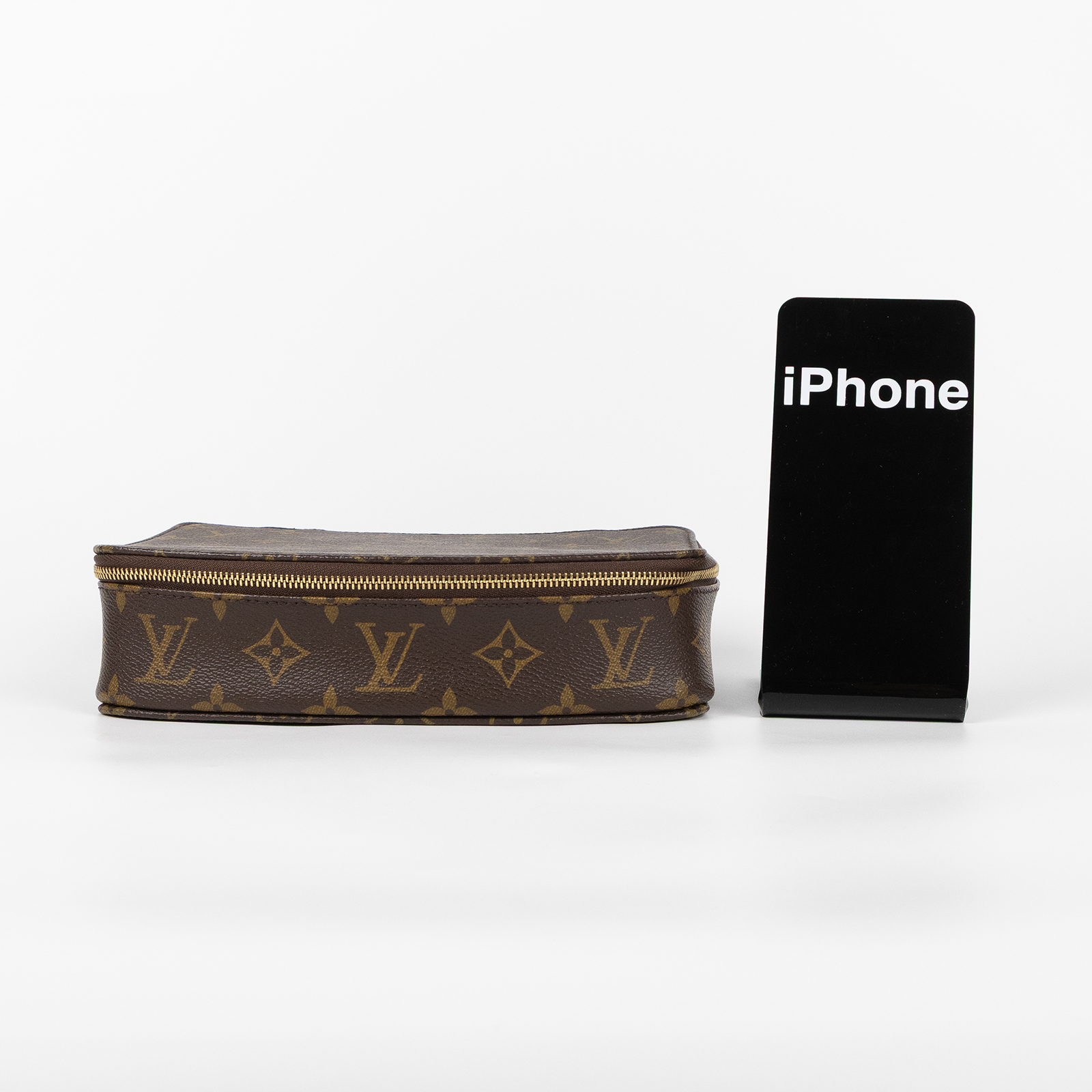 路易威登 LOUIS VUITTON 老花 Monogram 珠寶 飾品盒 M47350 原花珠寶收納盒 原廠盒子/購買證明/鎖頭