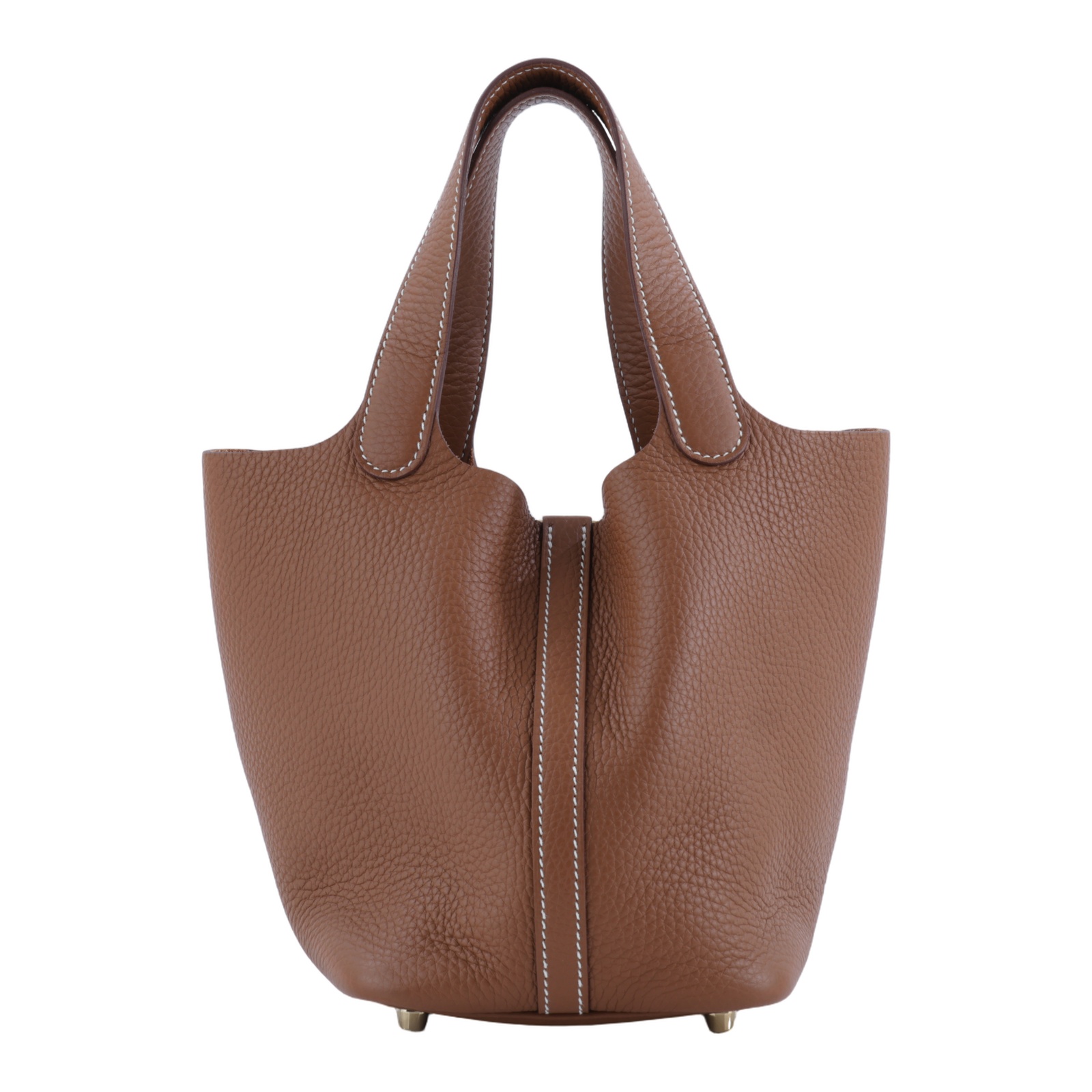愛馬仕 Hermes Picotin Lock 18 菜籃子包 金色五金 金棕 H056289CC37 /K AK 001 MM  防塵袋/鎖組
